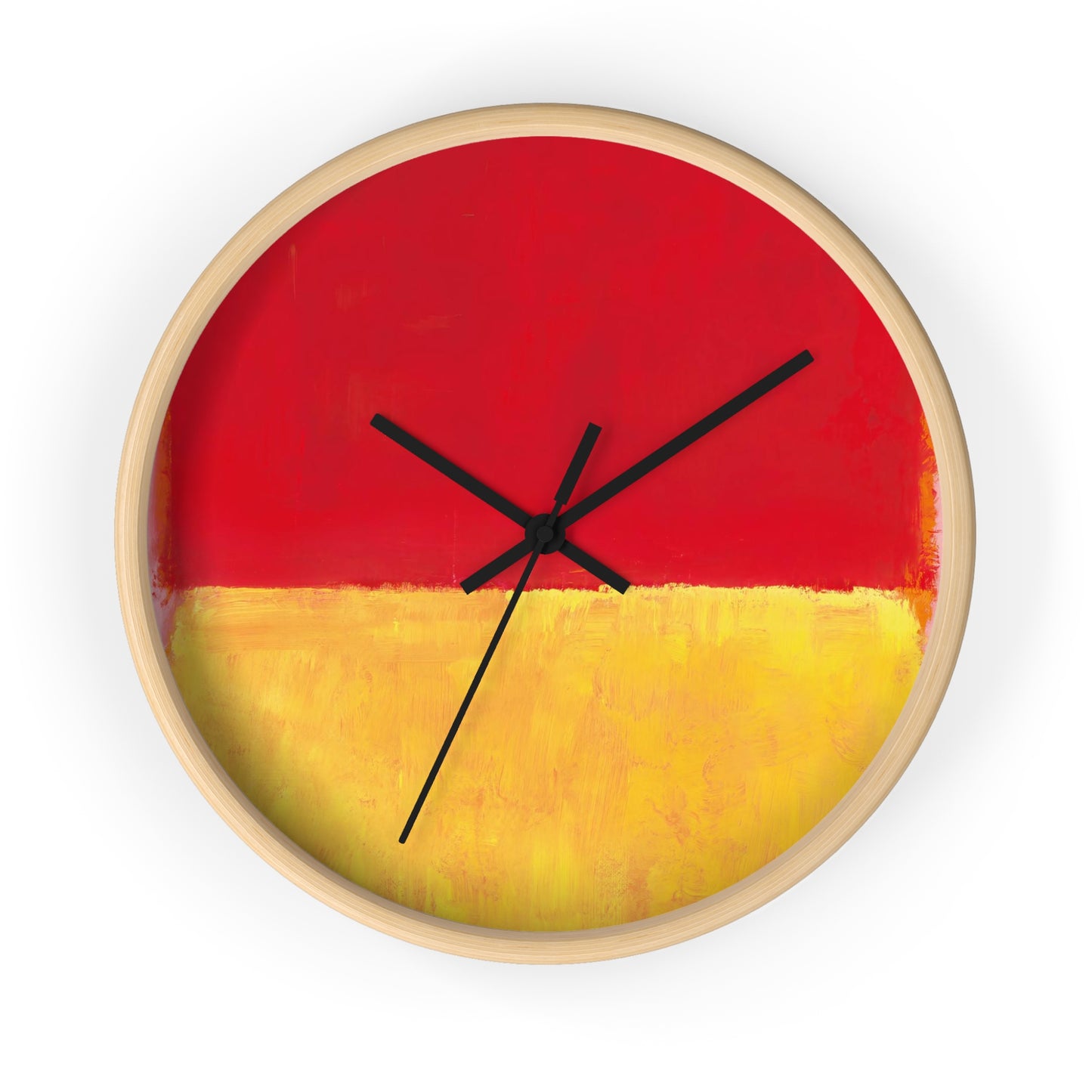 MARK ROTHKO - ABSTRACT - WOODEN WALL ART CLOCK 