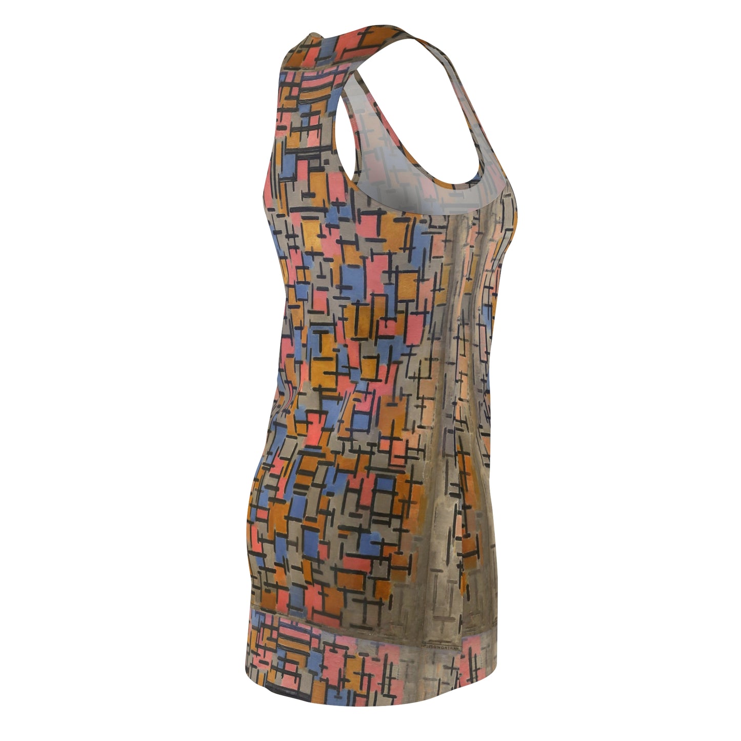 PIET MONDRIAN - COMPOSIZIONE - CUT & SEW RACERBACK DRESS