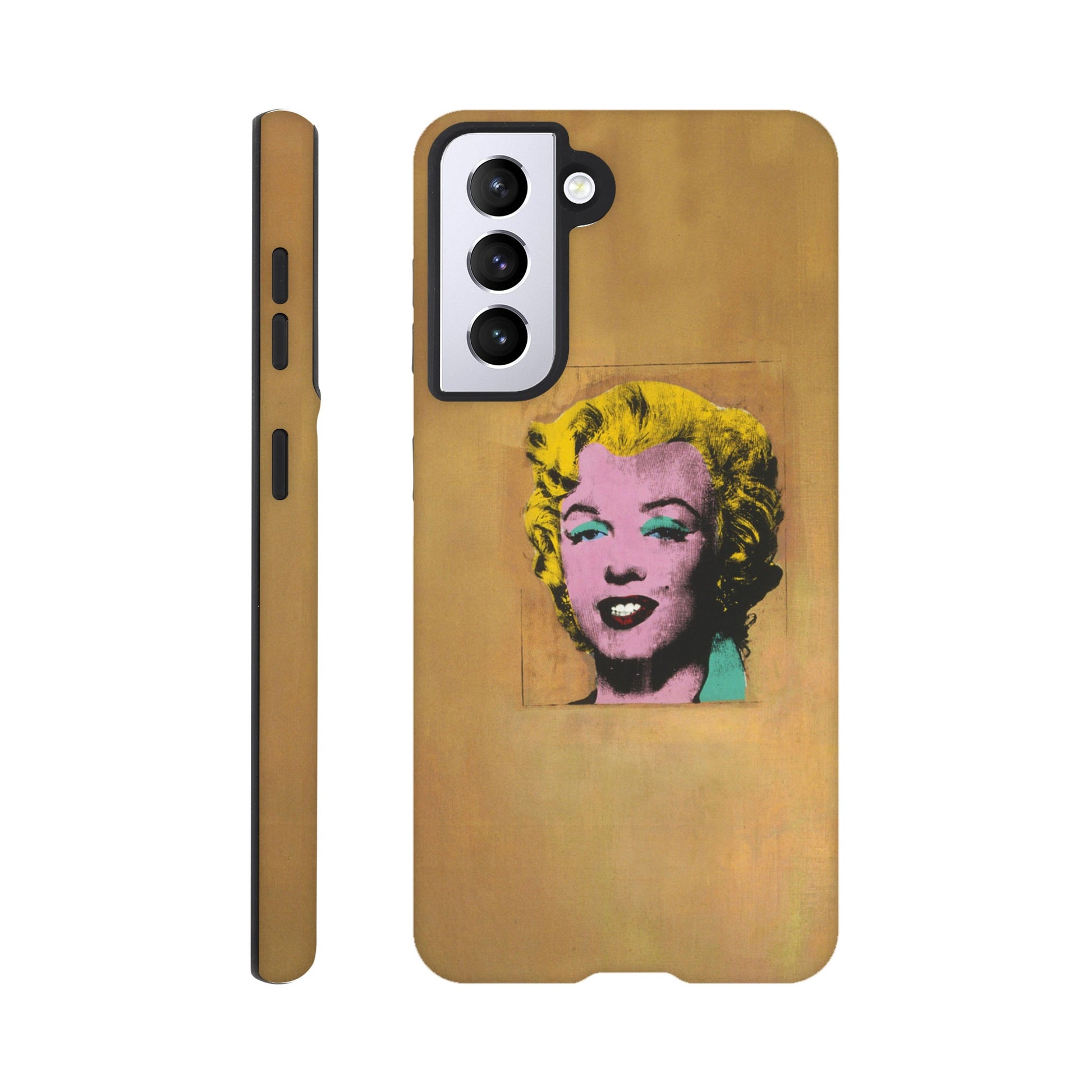 a phone case with a picture of a woman's face