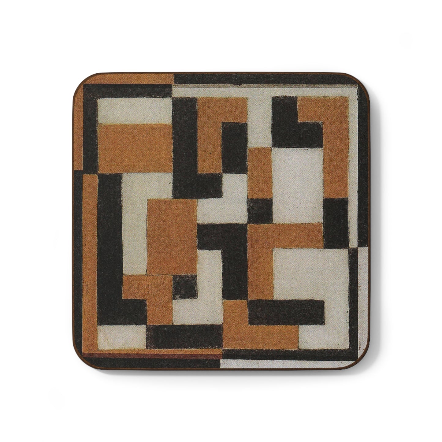 THEO VAN DOESBURG - COMPOSITION - HARDBOARD BACK COASTER