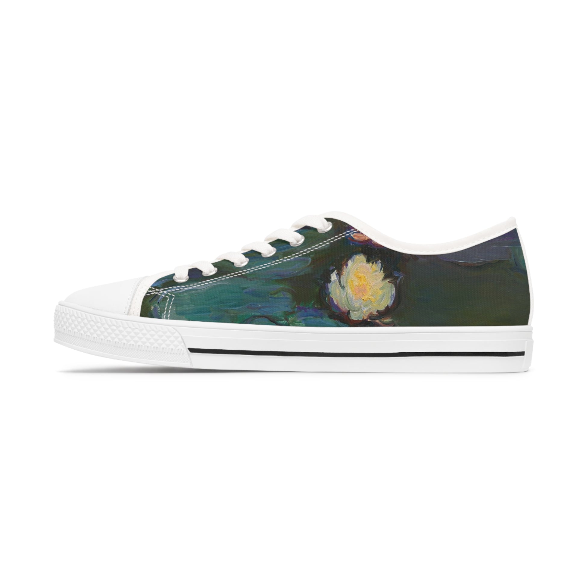 CLAUDE MONET - NYMPHEAS - LOW TOP ART SNEAKERS FOR HER