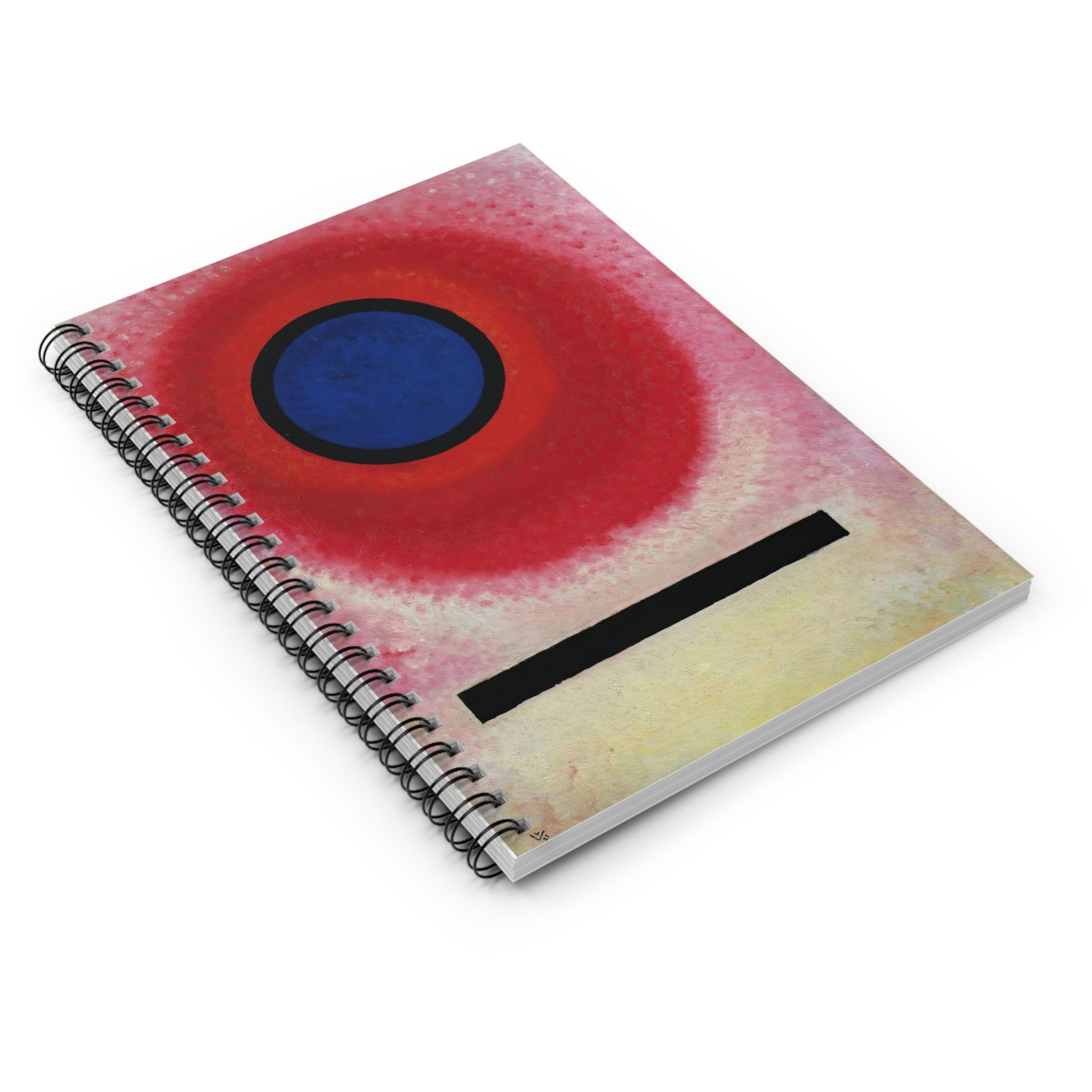 WASSILY KANDINSKY - BLUE CIRCLE II - SPIRAL ART NOTEBOOK