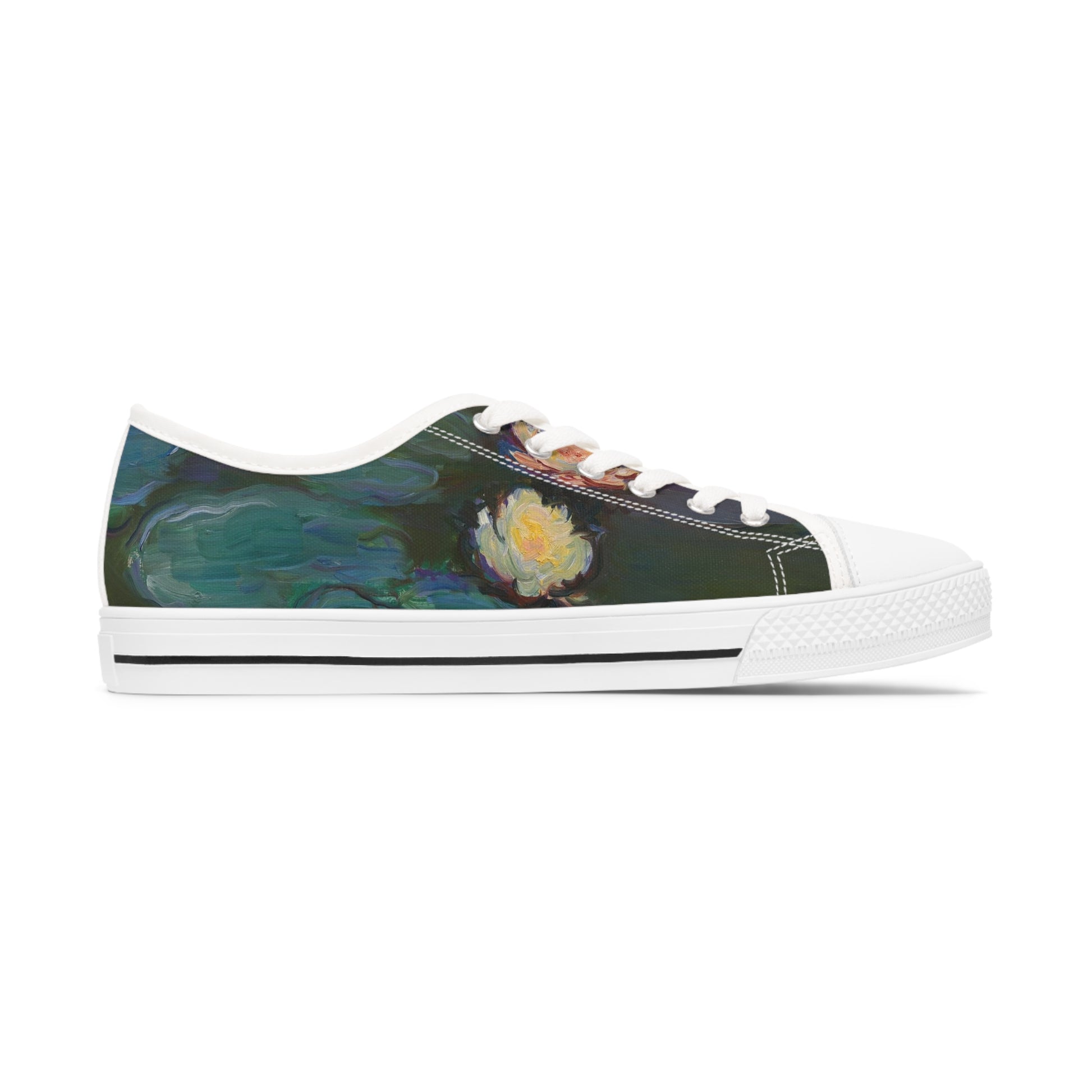 CLAUDE MONET - NYMPHEAS - LOW TOP ART SNEAKERS FOR HER