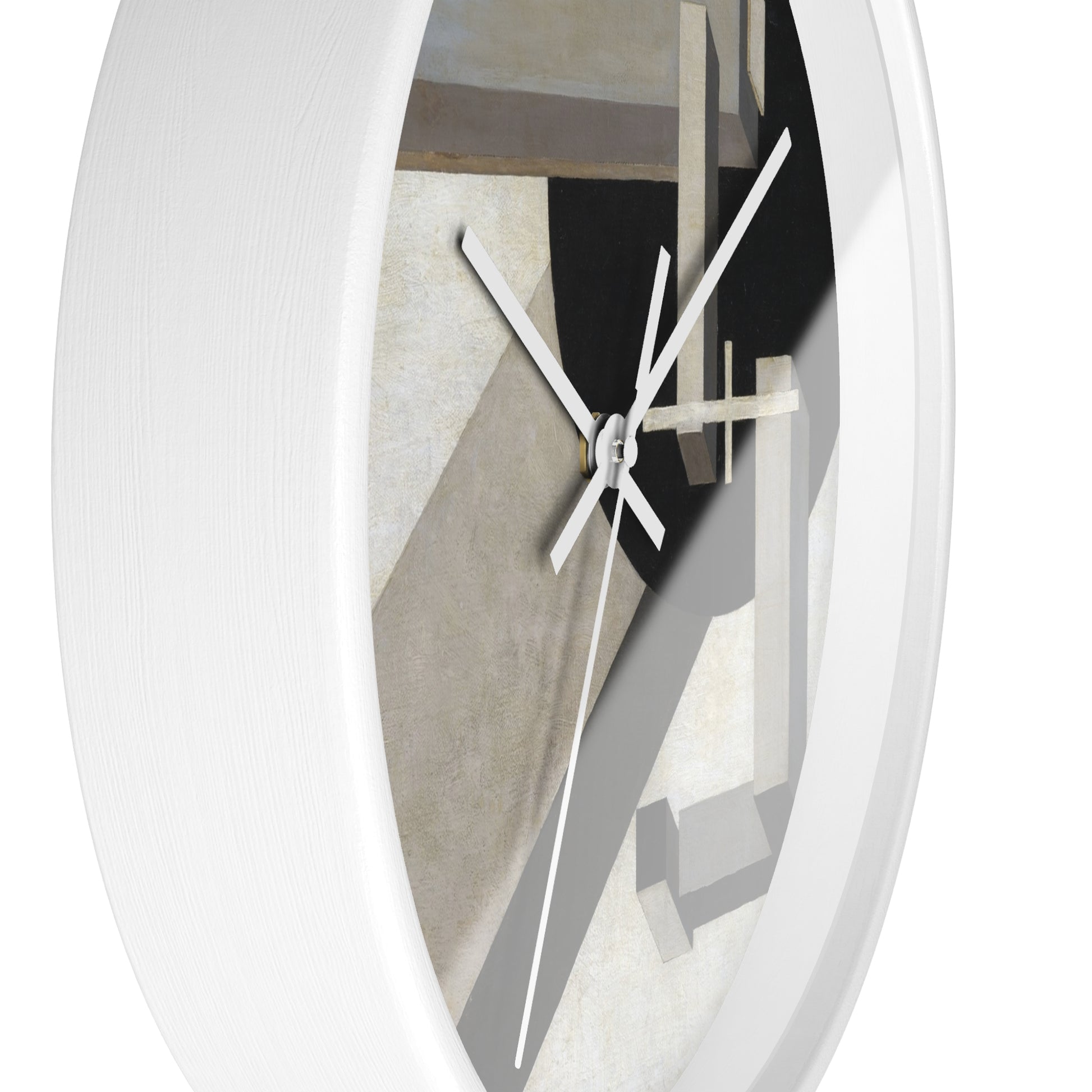 EL LISSITZKY - PROUN 1 D (1919)  - WOODEN ART WALL CLOCK