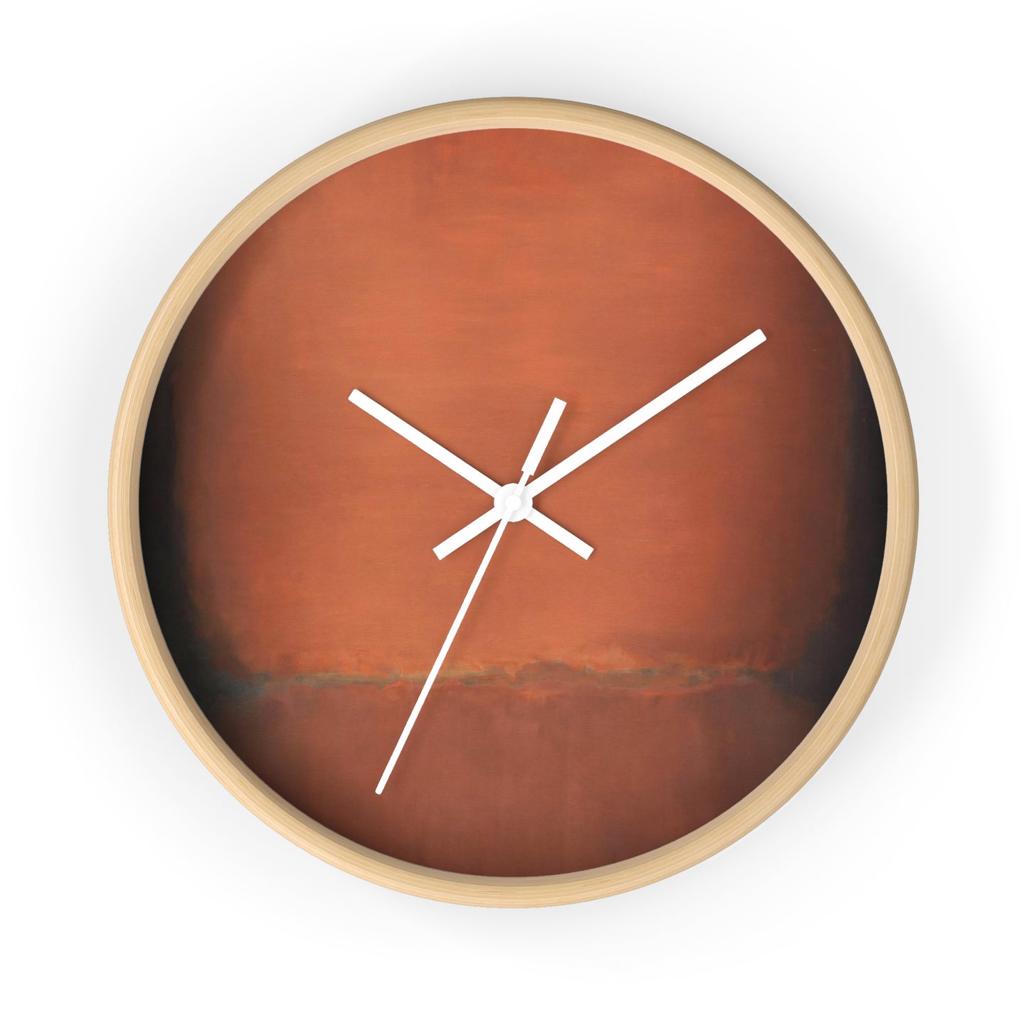 MARK ROTHKO - ABSTRACT - WOODEN WALL ART CLOCK 