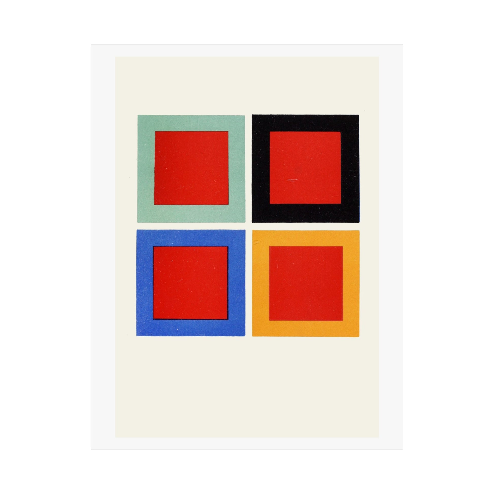 a picture of four squares in different colors