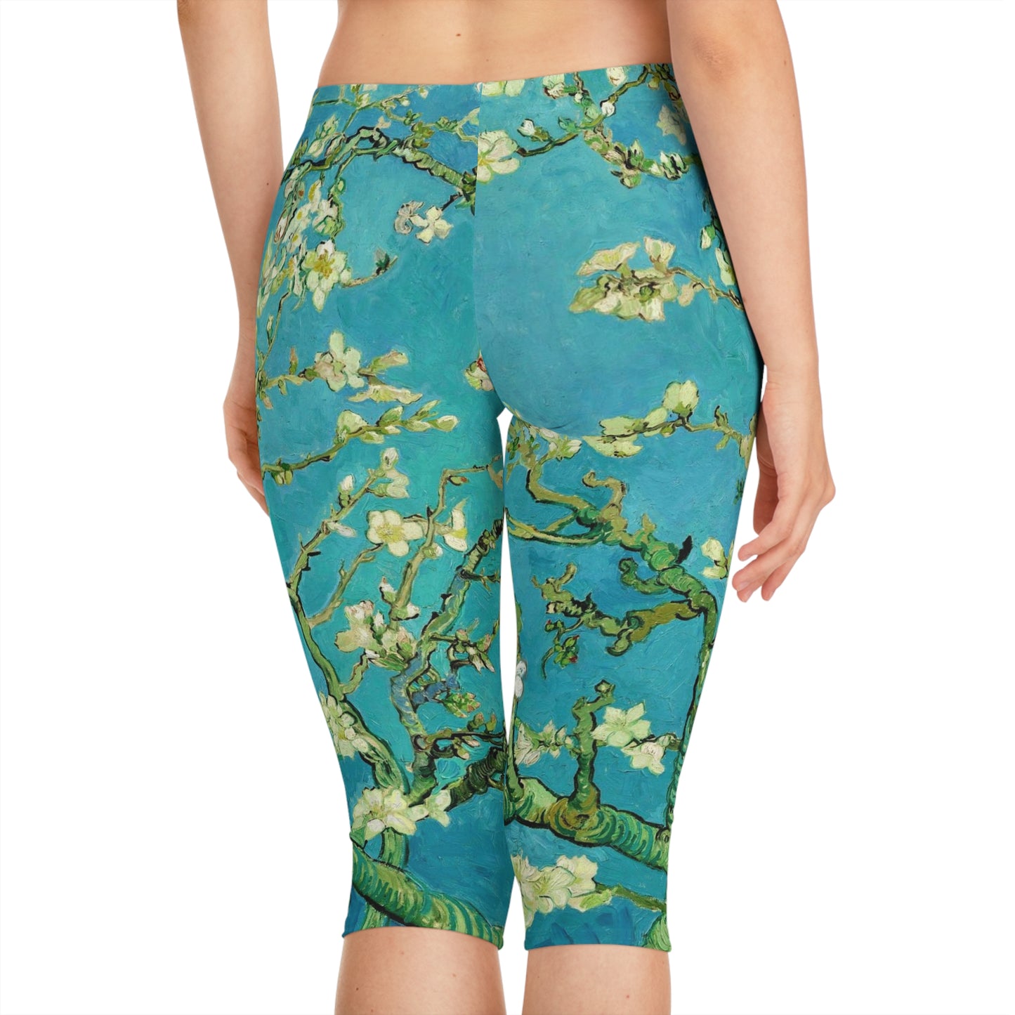 VINCENT VAN GOGH - ALMOND BLOSSOMS - CAPRI LEGGINGS FOR HER