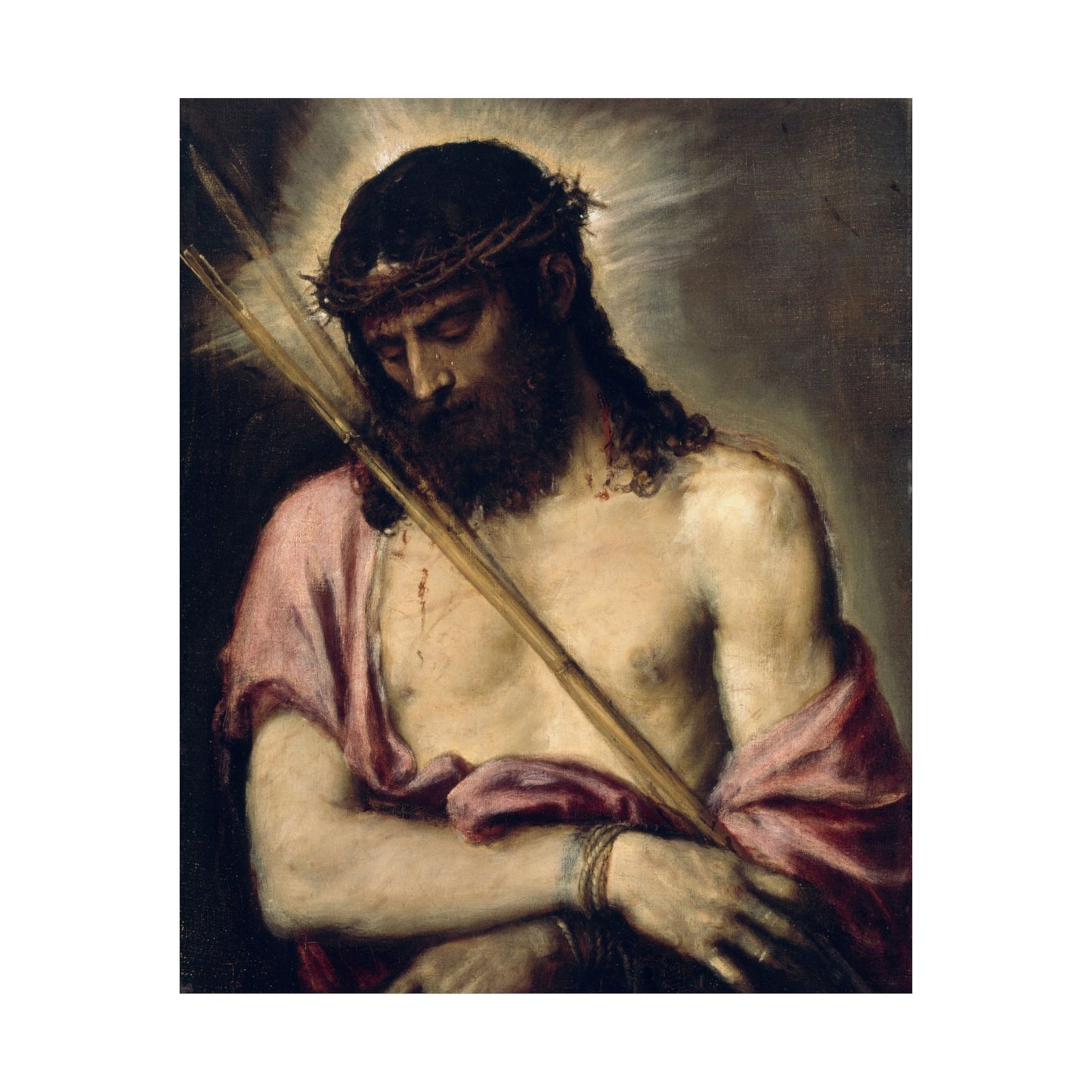 TITIAN - ECCE HOMO (1558-1560) - MATTE VERTICAL POSTER