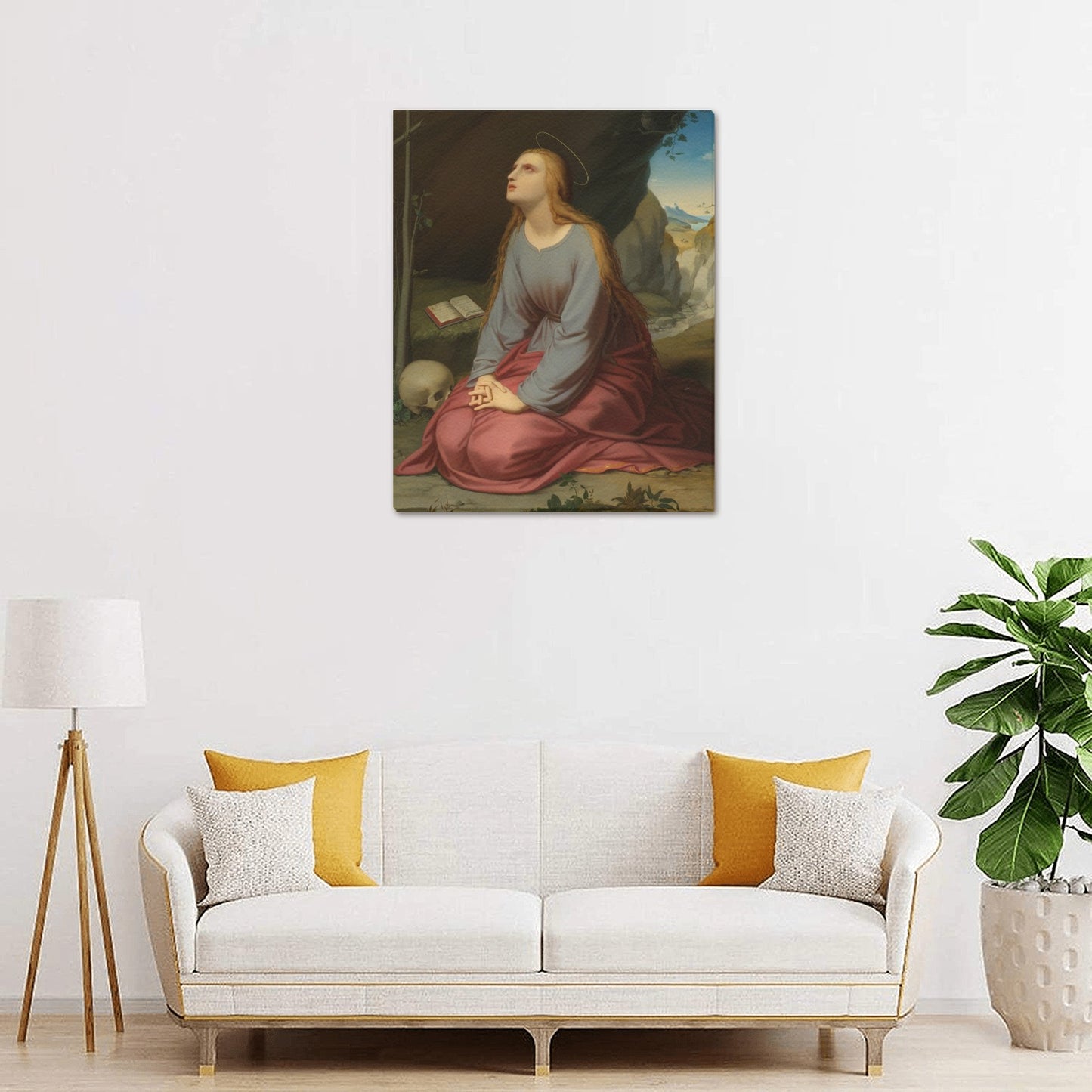 GEBHARD FLATZ - SAINT MARY MAGDALENE (1876) - CANVAS PRINT 16" x 20"