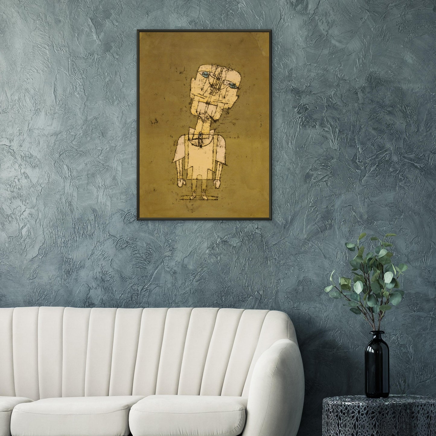 PAUL KLEE - GHOST OF A GENIUS (1922 ) - MUSEUM MATTE POSTER IN METAL FRAME