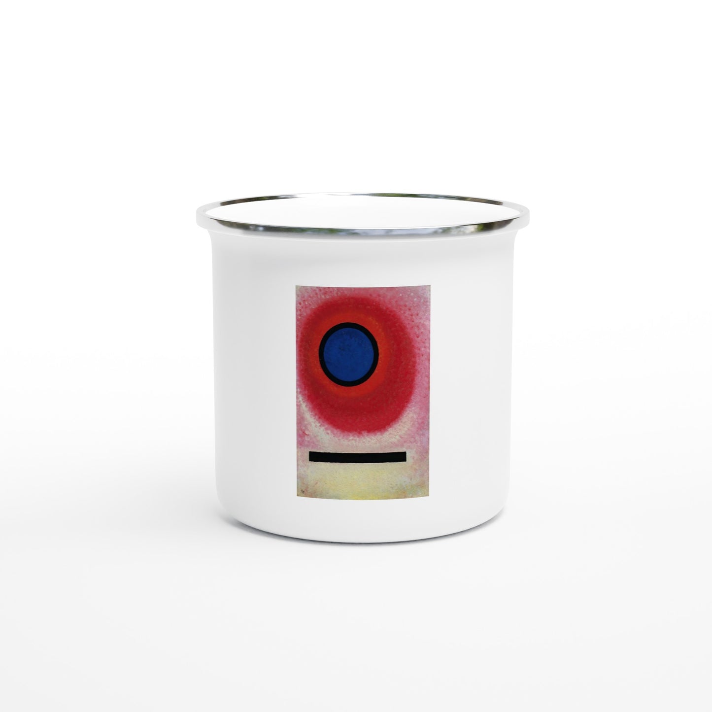 WASSILY KANDINSKY - BLAUER KREIS No. 2 (CERCLE BLEU LI) - 12oz ENAMEL MUG