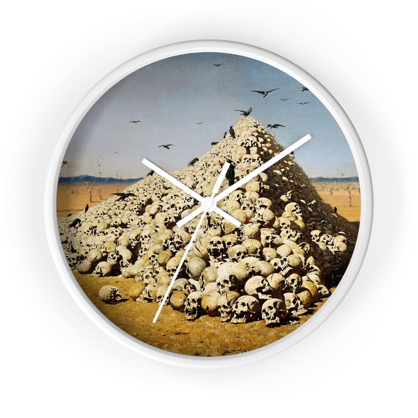 VASILY VERESHCHAGIN - THE APOTHEOSIS OF WAR - WOODEN WALL ART CLOCK