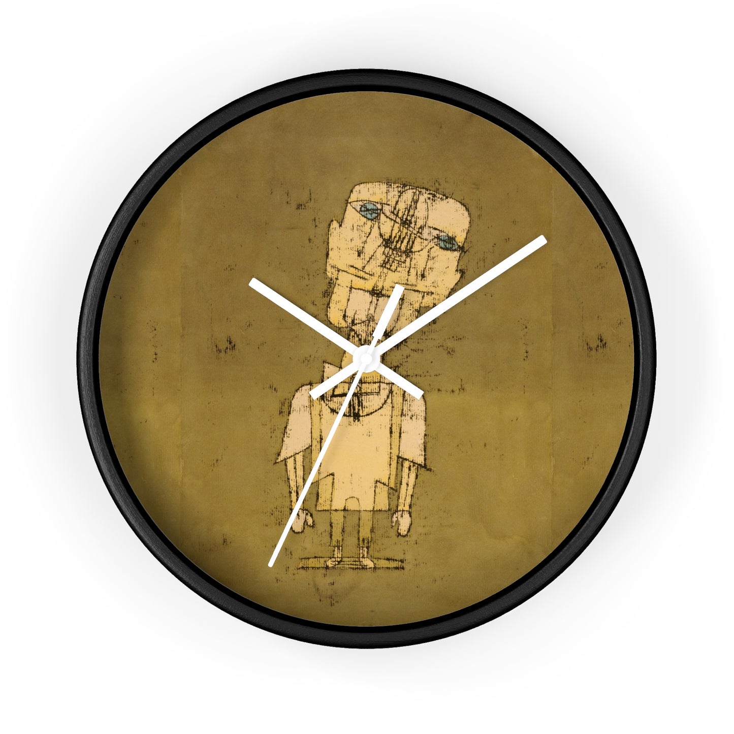 PAUL KLEE - GHOST OF A GENIUS - WOODEN WALL ART CLOCK