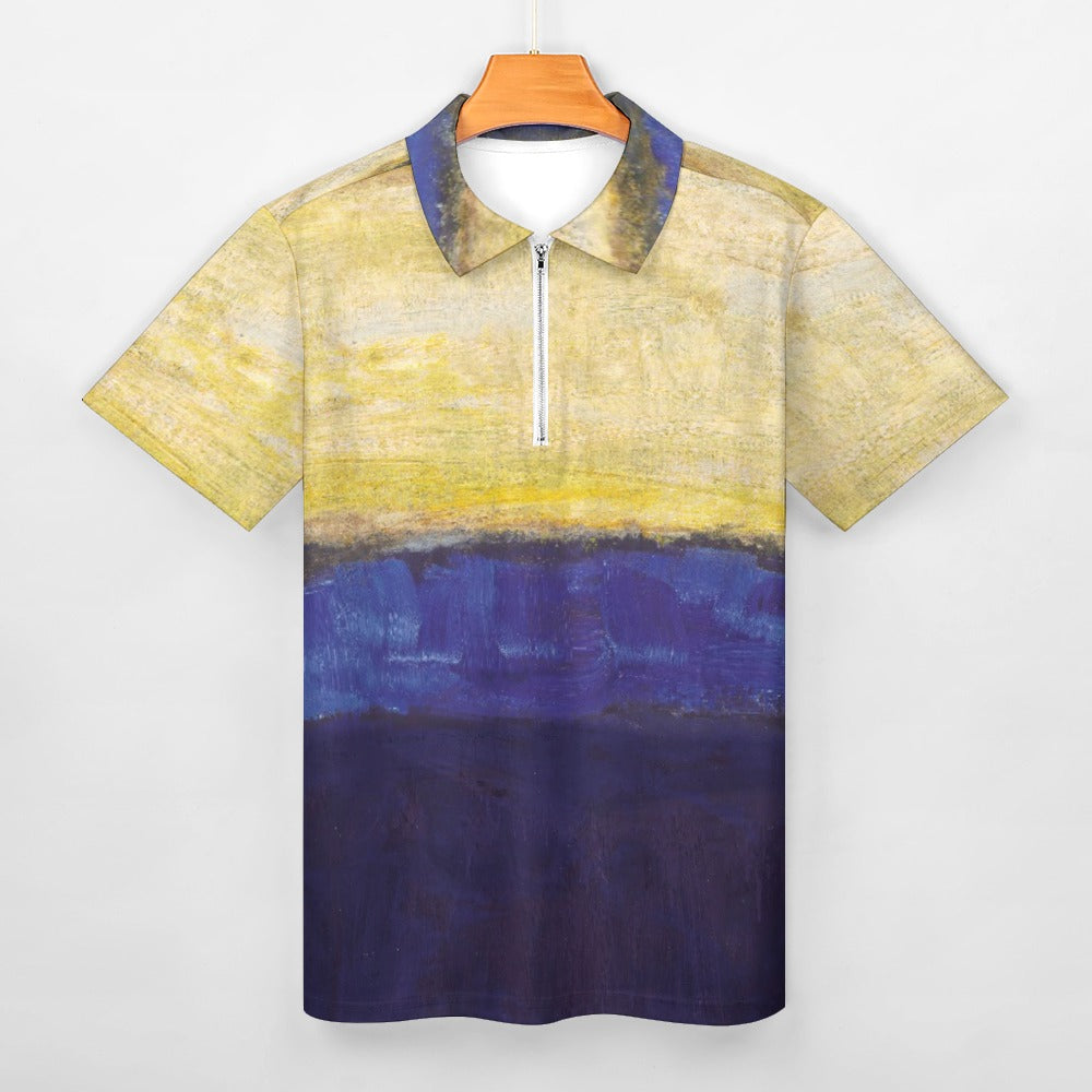 MARK ROTHKO - ABSTRACT ART - SHORT SLEEVE POLO SHIRT