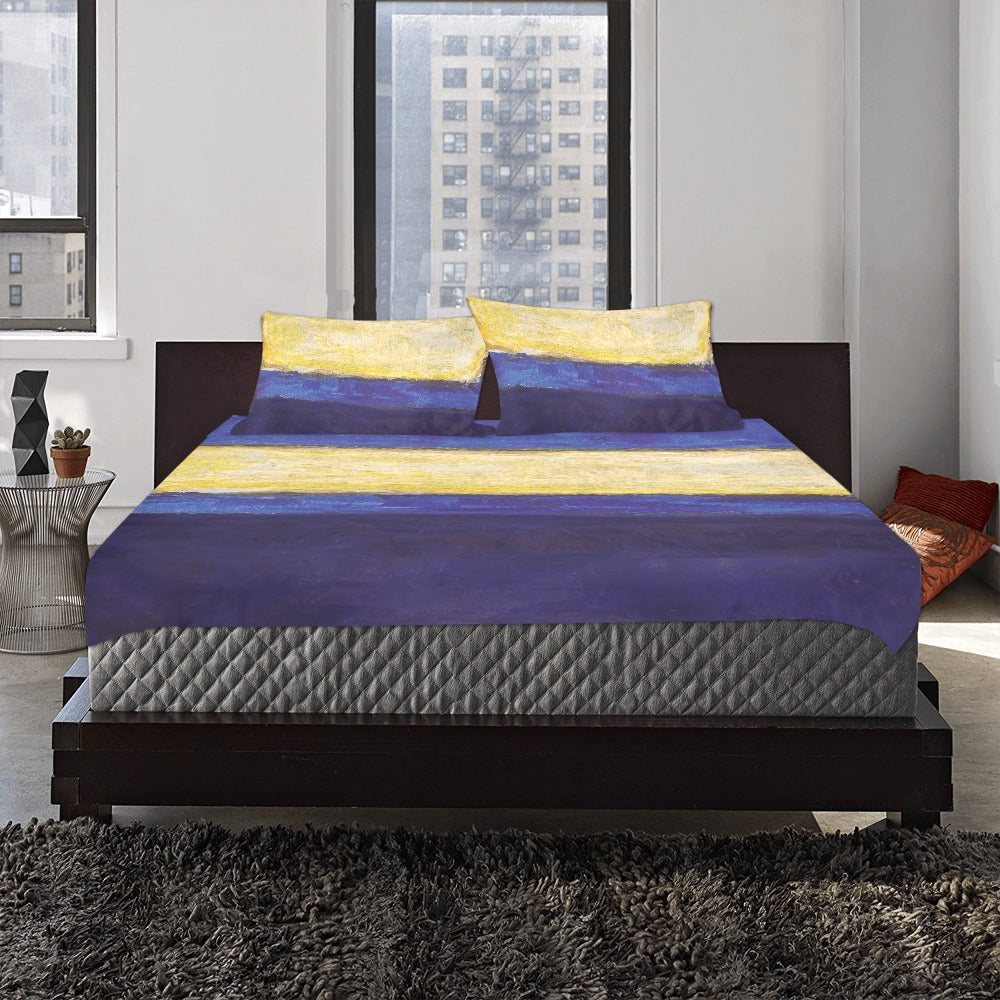 MARK ROTHKO - ABSTRACT - 3-PIECES BEDDING SET 