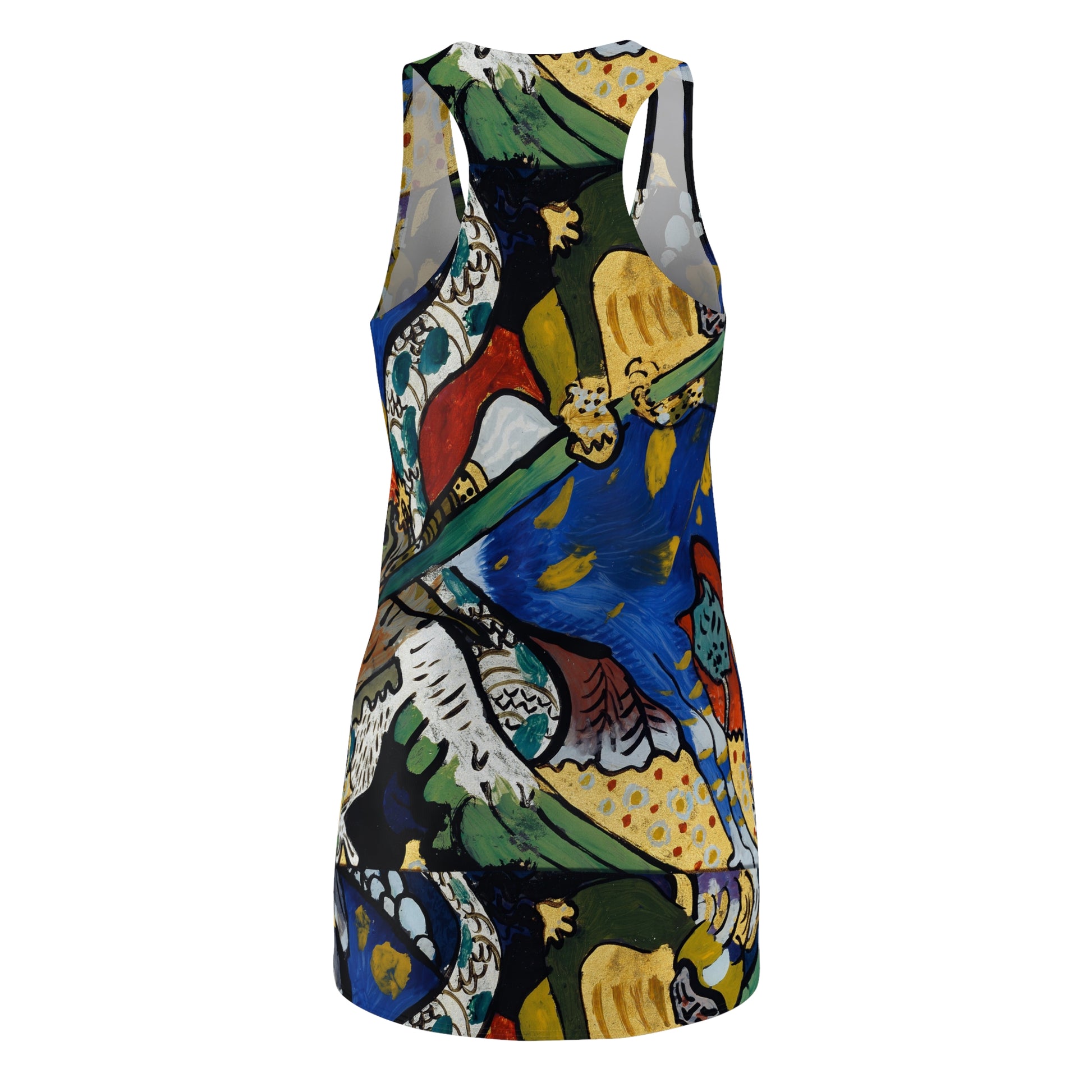 WASSILY KANDINSKY - SAINT GEORGE I (1911) - CUT & SEW RACERBACK DRESS