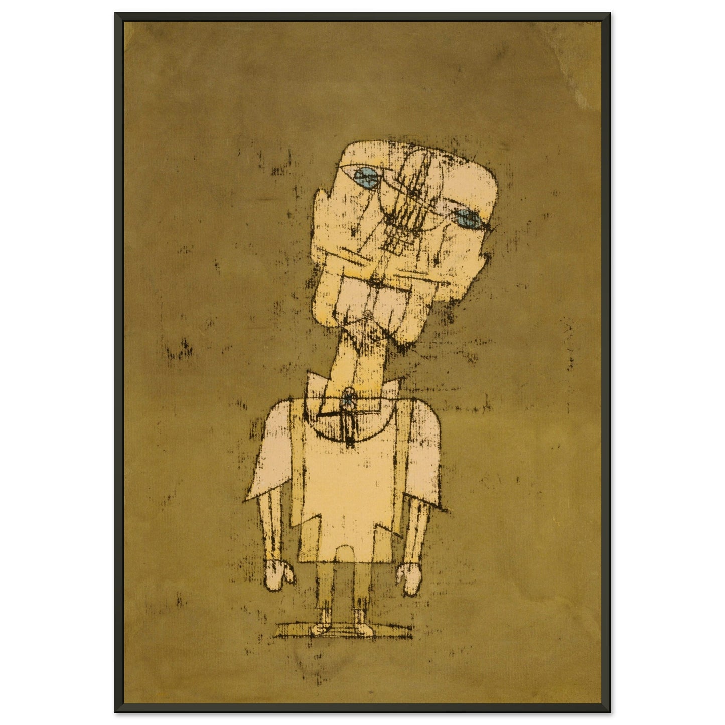 PAUL KLEE - GHOST OF A GENIUS (1922 ) - MUSEUM MATTE POSTER IN METAL FRAME