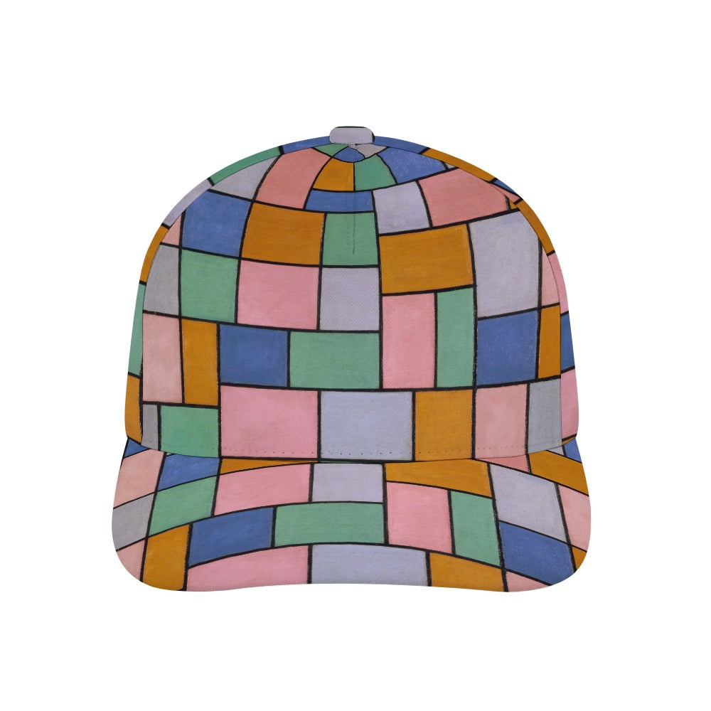 THEO VAN DOESBURG - COMPOSITION IN DISSONANCES - BASEBALL UNISEX BASEBALL CAP