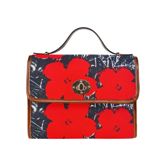 
ANDY WARHOL - FLOWERS - WATERPROOF CANVAS BAG FOR HER
