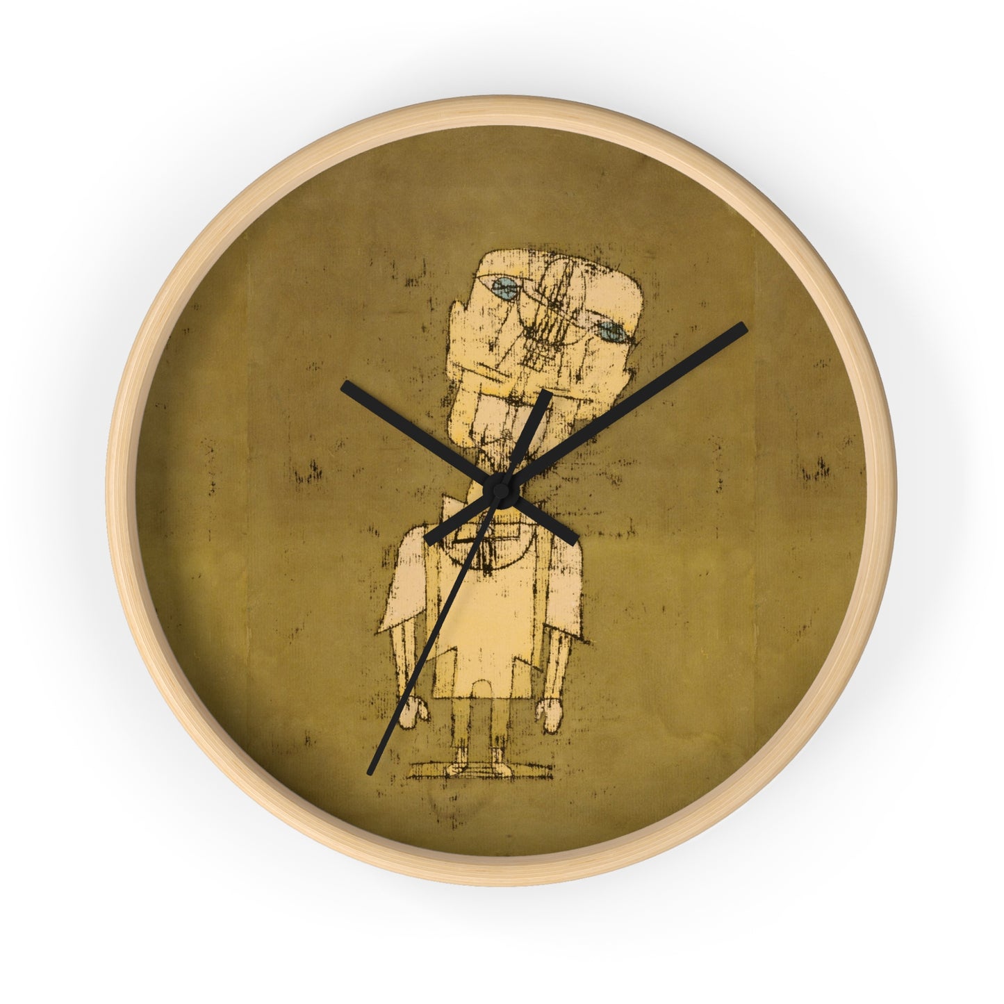 PAUL KLEE - GHOST OF A GENIUS - WOODEN WALL ART CLOCK