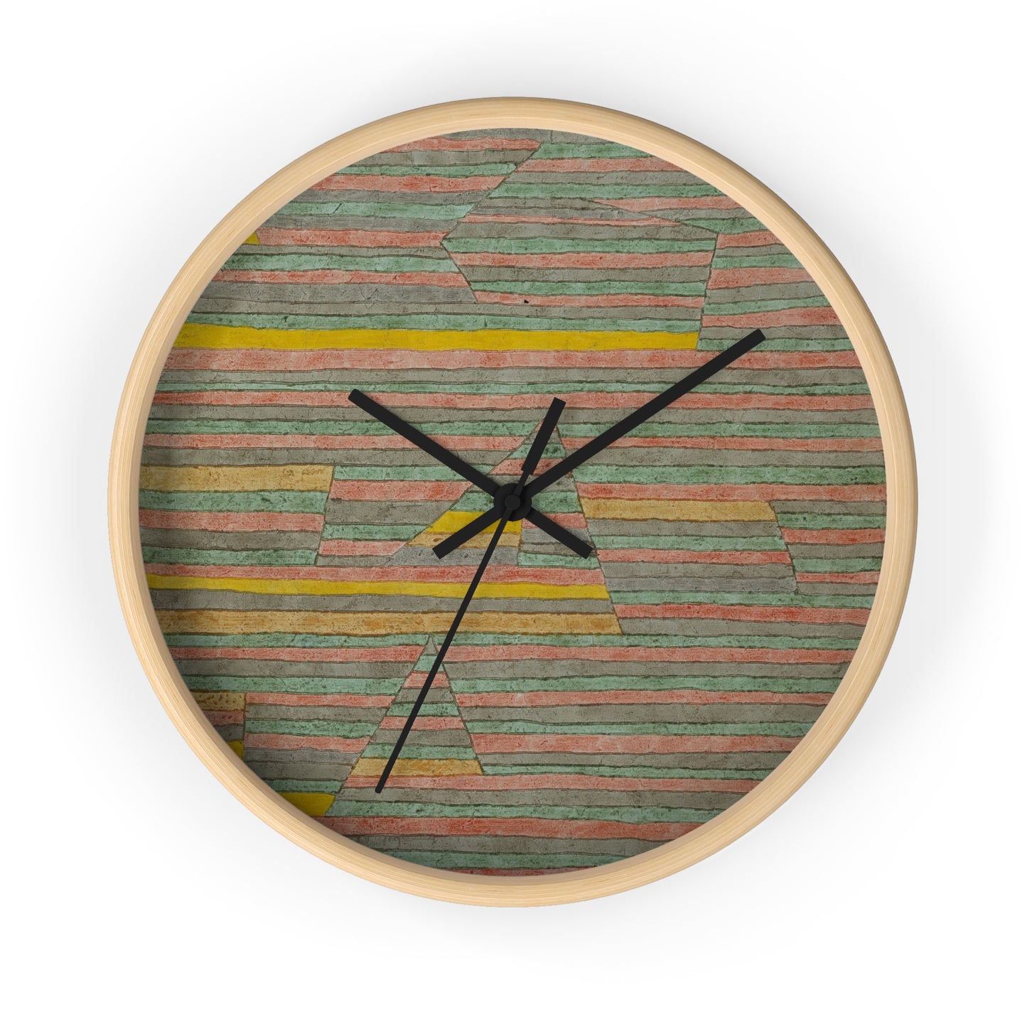 PAUL KLEE - MONUMENTS AT (1929) - WOODEN ART WALL CLOCK