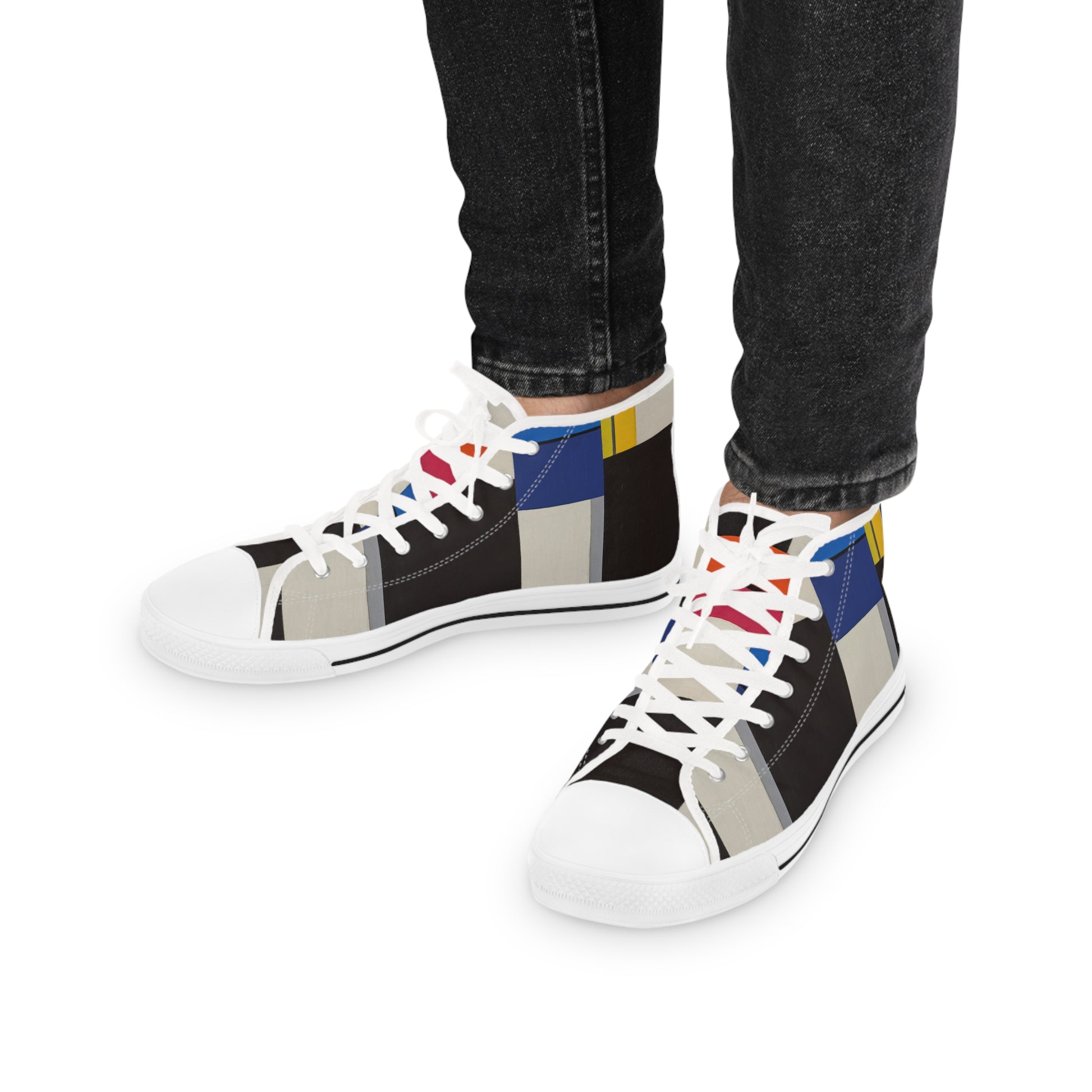 THEO VAN DOESBURG - COMPOSITION XXI - HIGH TOP SNEAKERS FOR HIM 