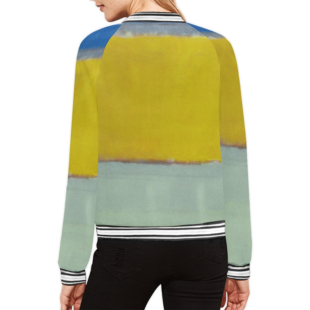 MARK ROTHKO - ABSTRACT - WOMEN'S FULL ZIPPER JACKET