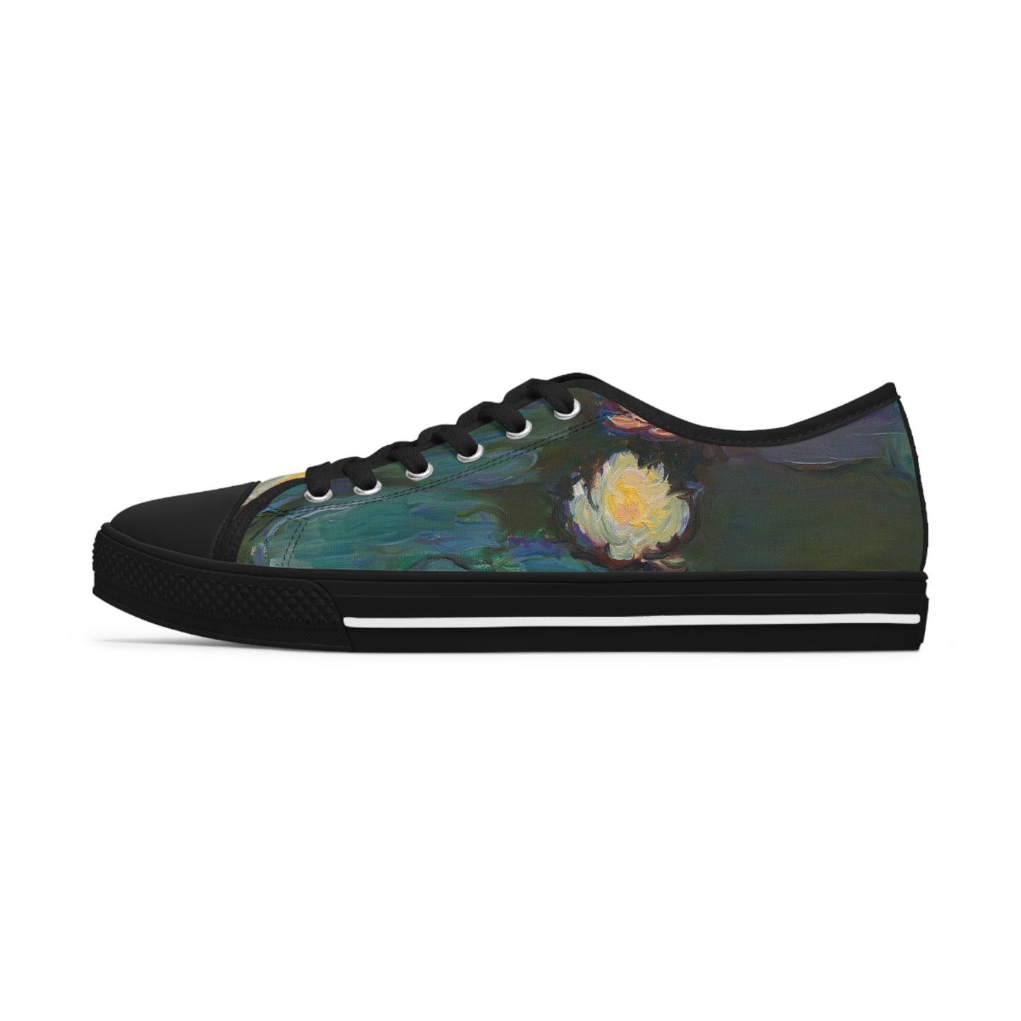 CLAUDE MONET - NYMPHEAS - LOW TOP ART SNEAKERS FOR HER