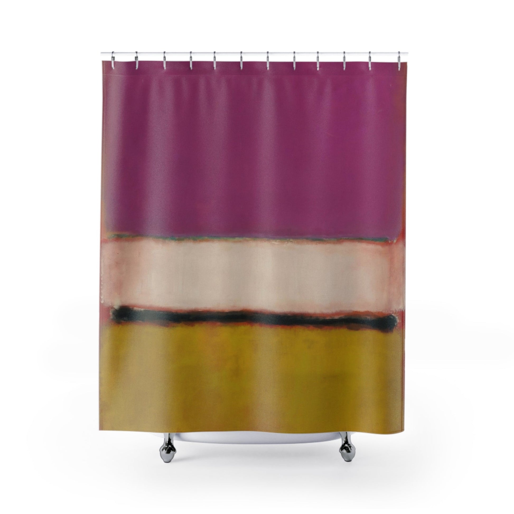 Art shower curtain 