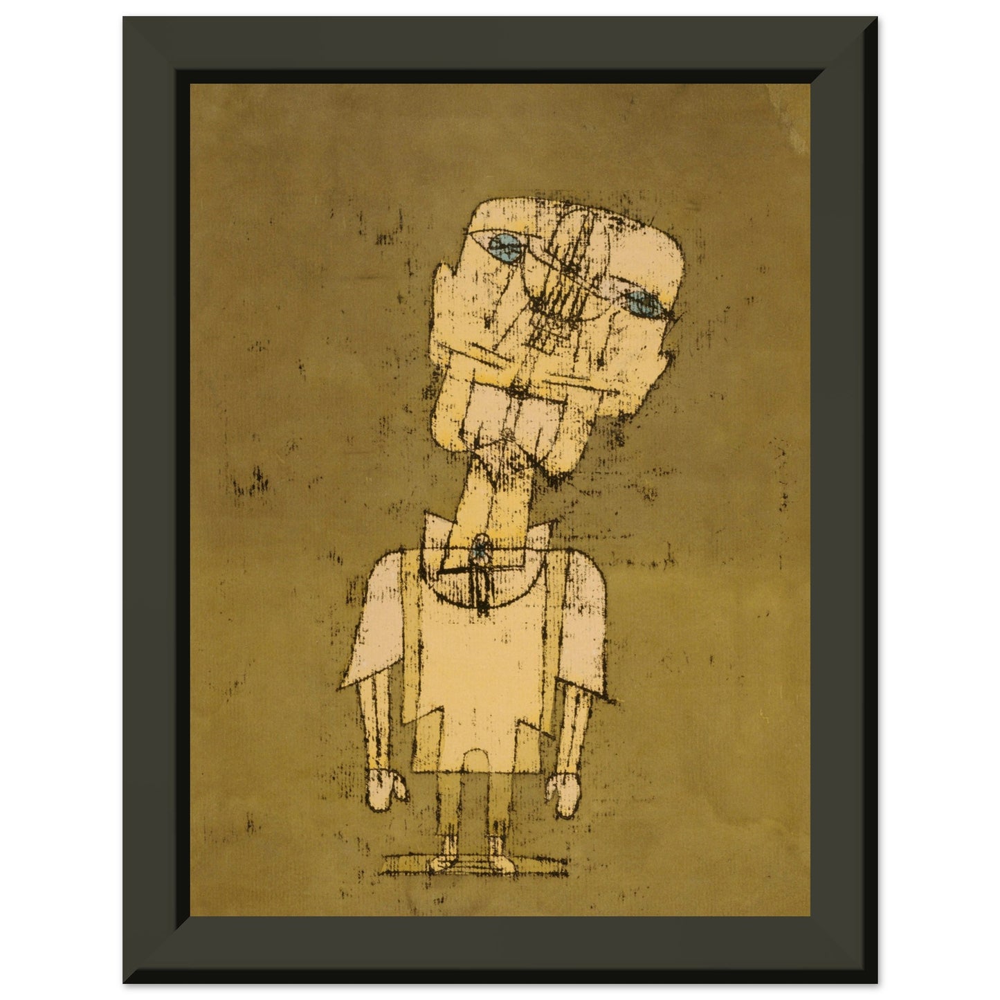 PAUL KLEE - GHOST OF A GENIUS (1922 ) - MUSEUM MATTE POSTER IN METAL FRAME