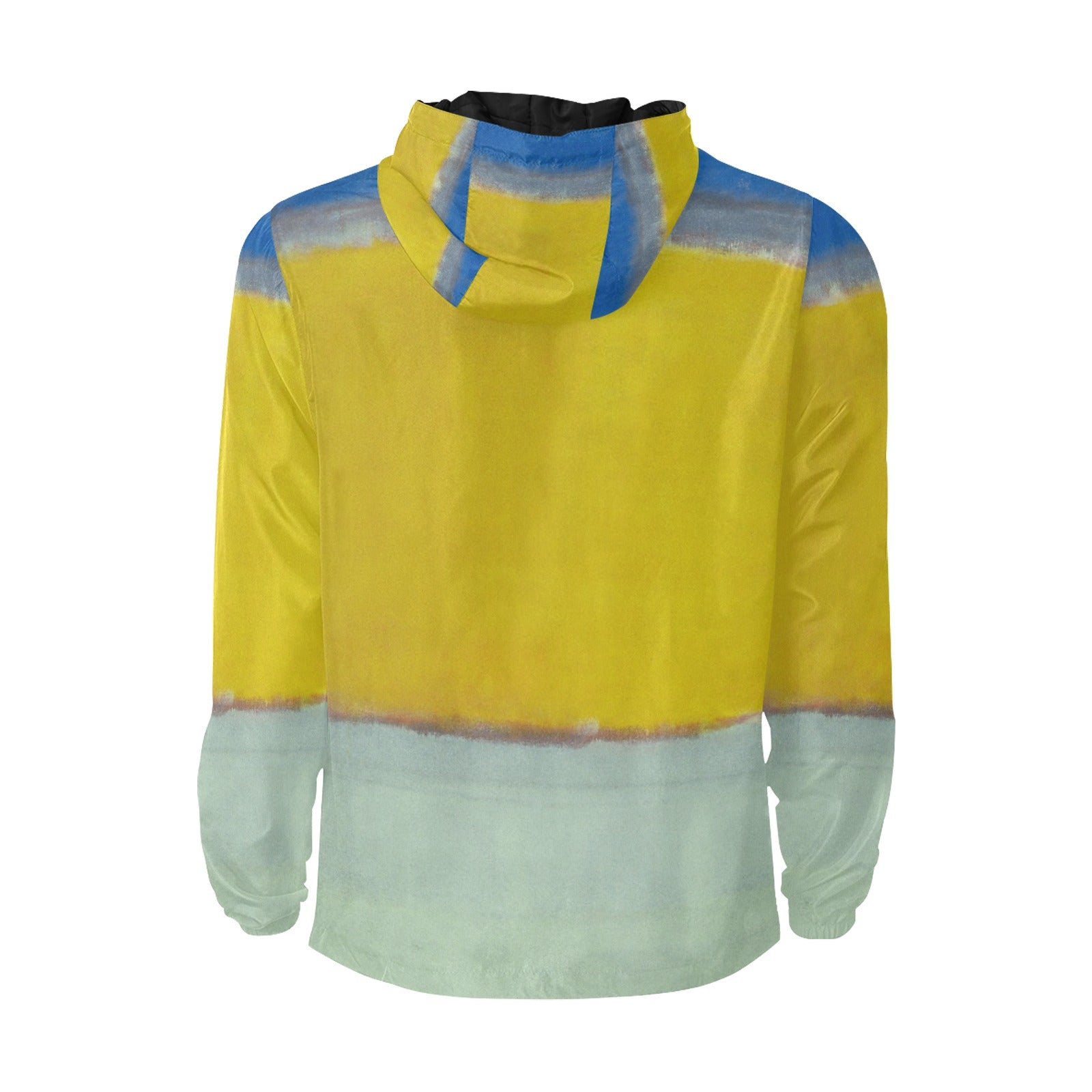 MARK ROTHKO - ABSTRACT ART - MEN'S QUILTED WINDBREAKER 