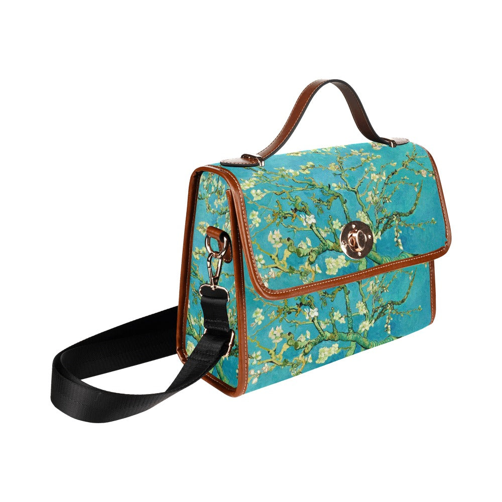 VINCENT VAN GOGH - ALMOND BLOSSOMS - WATERPROOF CANVAS BAG FOR HER