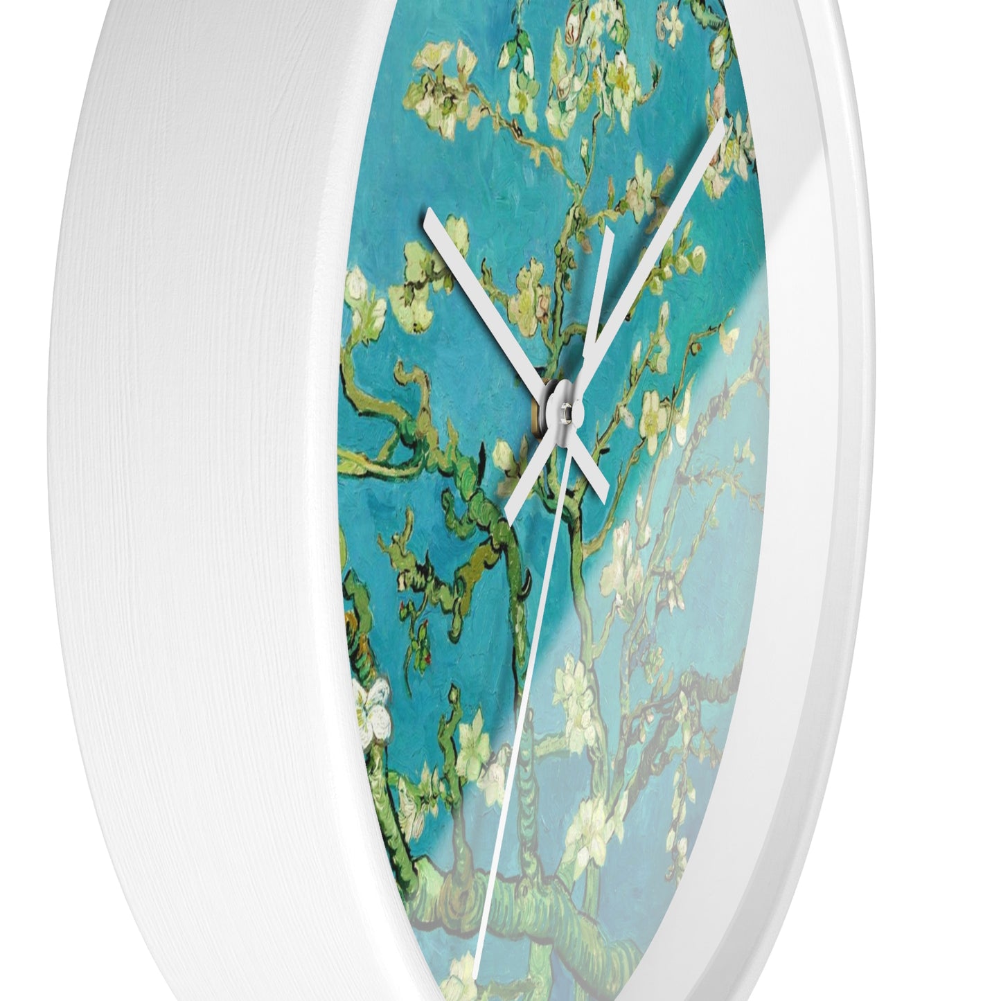 VINCENT VAN GOGH - ALMOND BLOSSOMS - WOODEN WALL CLOCK 