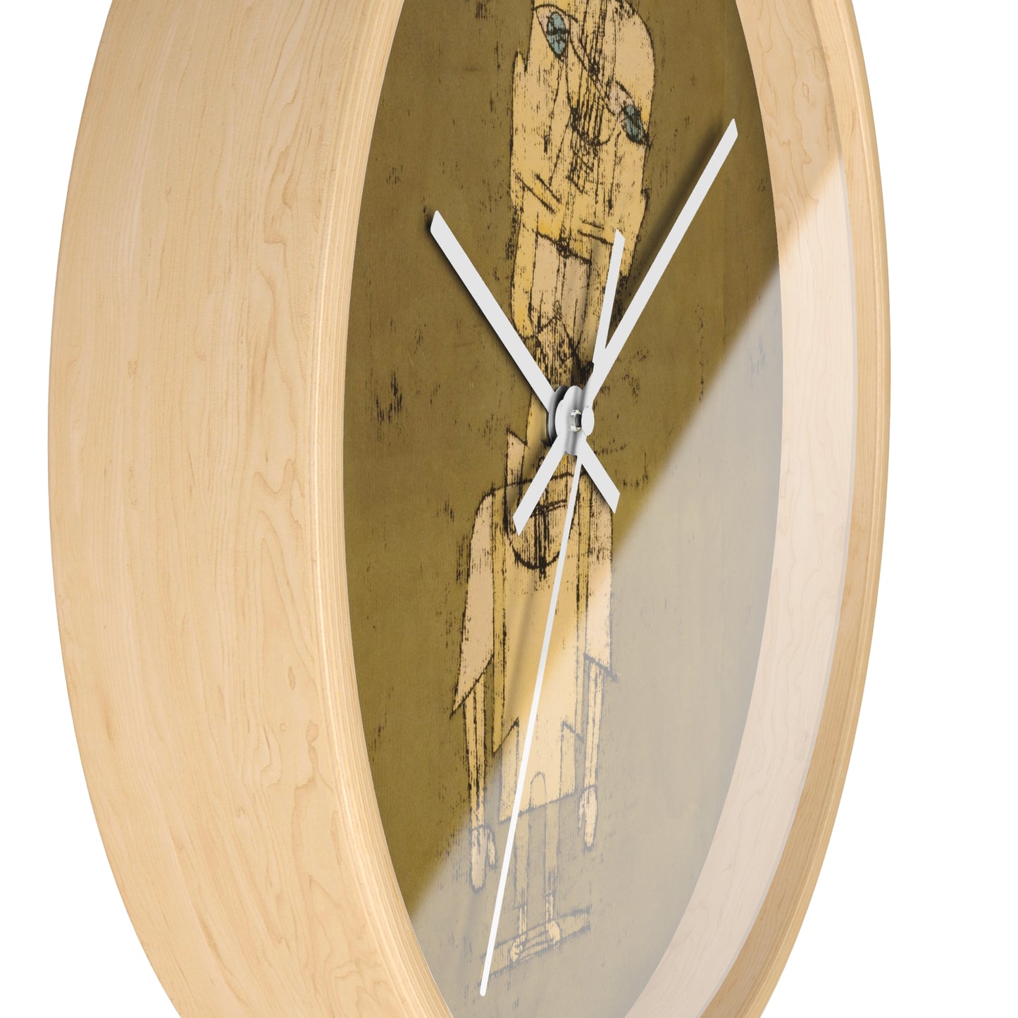 PAUL KLEE - GHOST OF A GENIUS - WOODEN WALL ART CLOCK