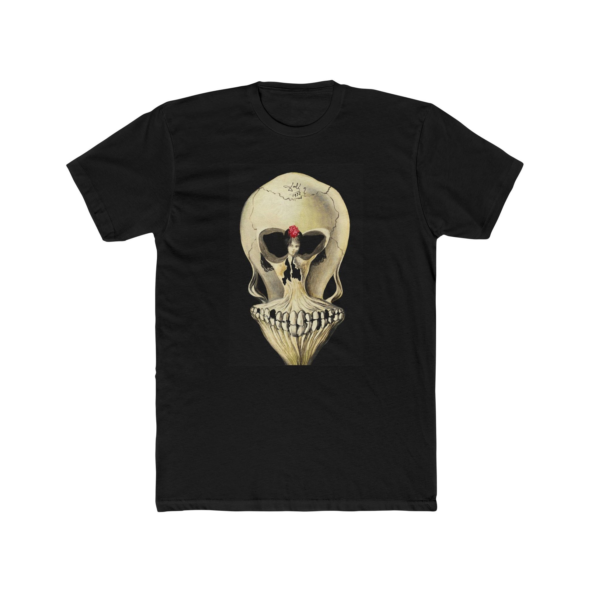 SALVADOR DALI - BALLERINA IN A DEATH'S HEAD - UNISEX COTTON CREW TEE