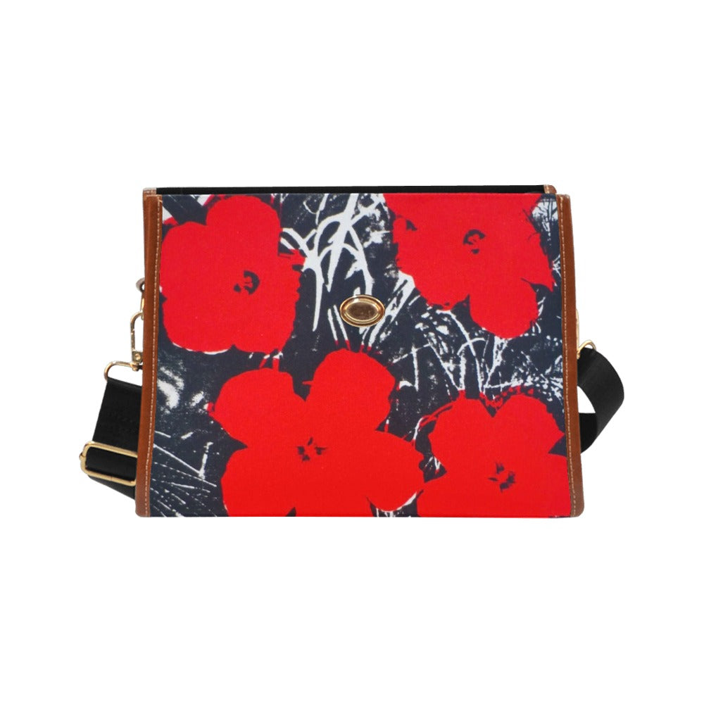 
ANDY WARHOL - FLOWERS - WATERPROOF CANVAS BAG FOR HER
