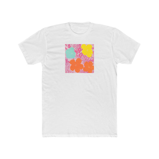 ANDY WARHOL - FLOWERS - UNISEX COTTON CREW TEE