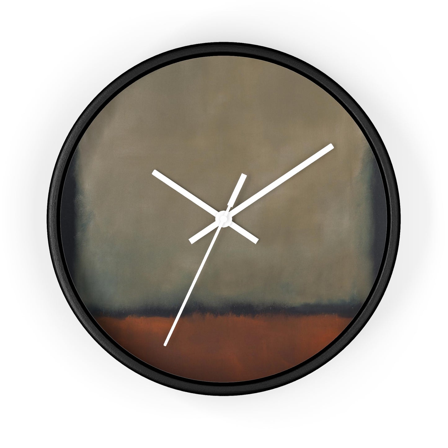 MARK ROTHKO - ABSTRACT - WOODEN WALL ART CLOCK 