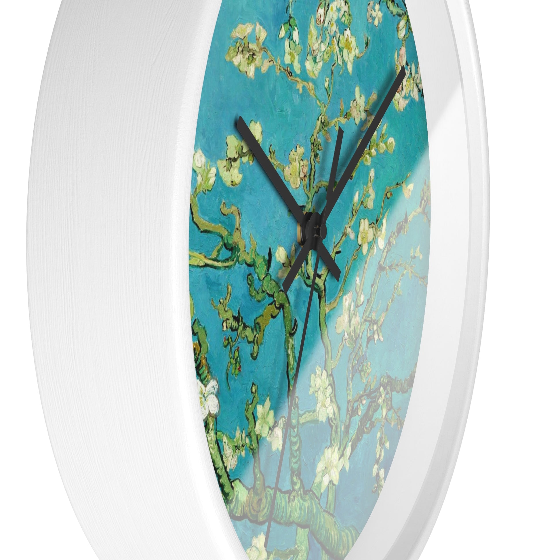 VINCENT VAN GOGH - ALMOND BLOSSOMS - WOODEN WALL CLOCK 