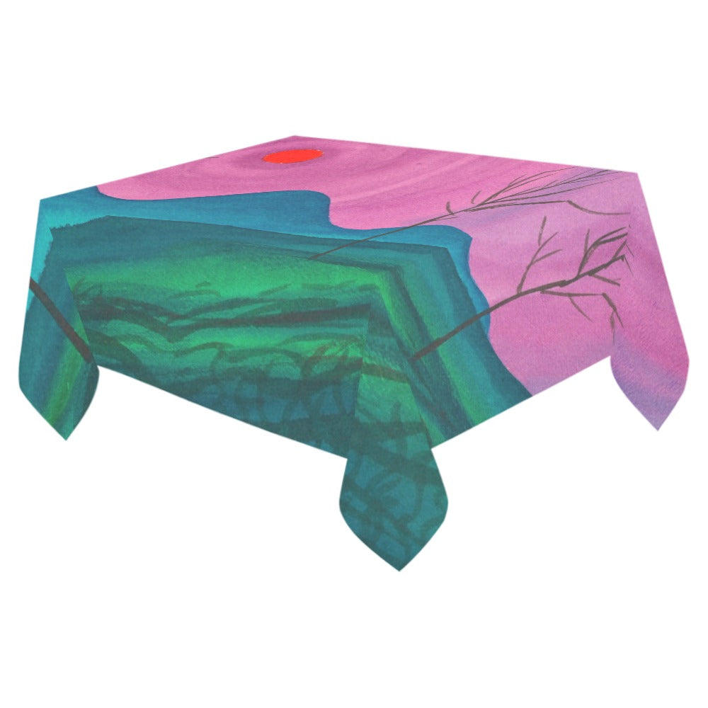 KARL WIENER - LANDSCHAFT - TABLECLOTH 70"x 52"