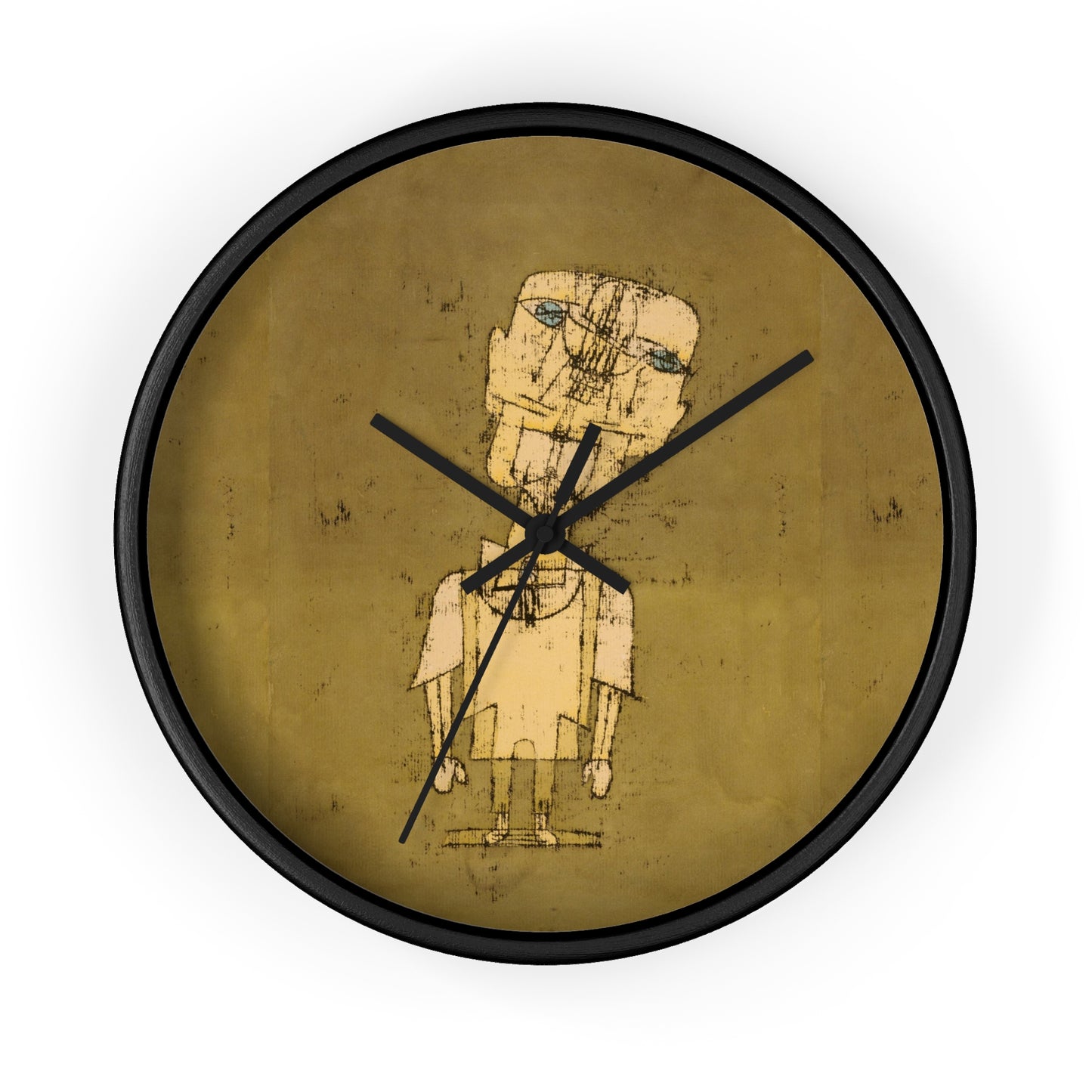 PAUL KLEE - GHOST OF A GENIUS - WOODEN WALL ART CLOCK