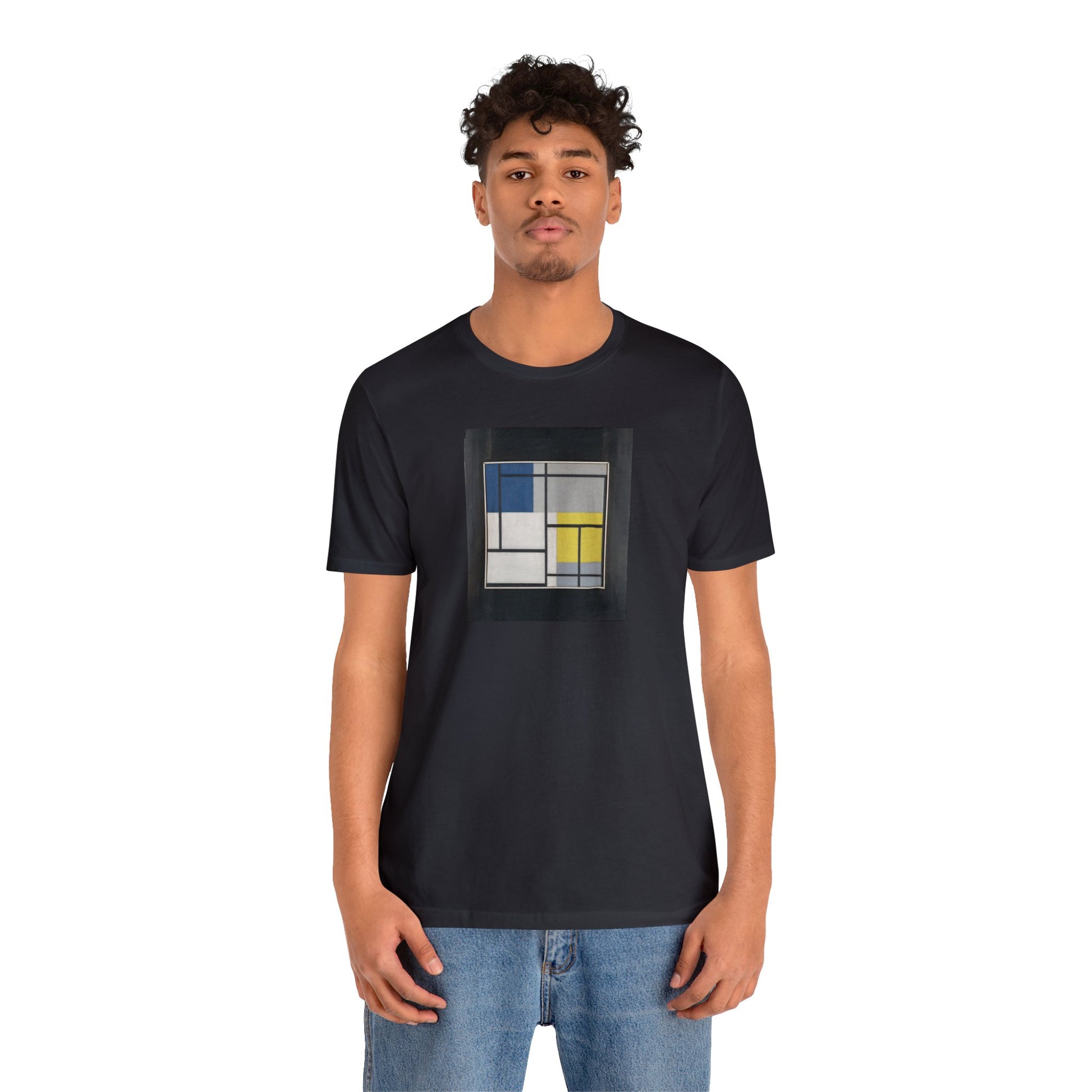 THEOVAN DOESBURG - SIMULTANEOUS COMPOSITION - UNISEX JERSEY T-SHIRT