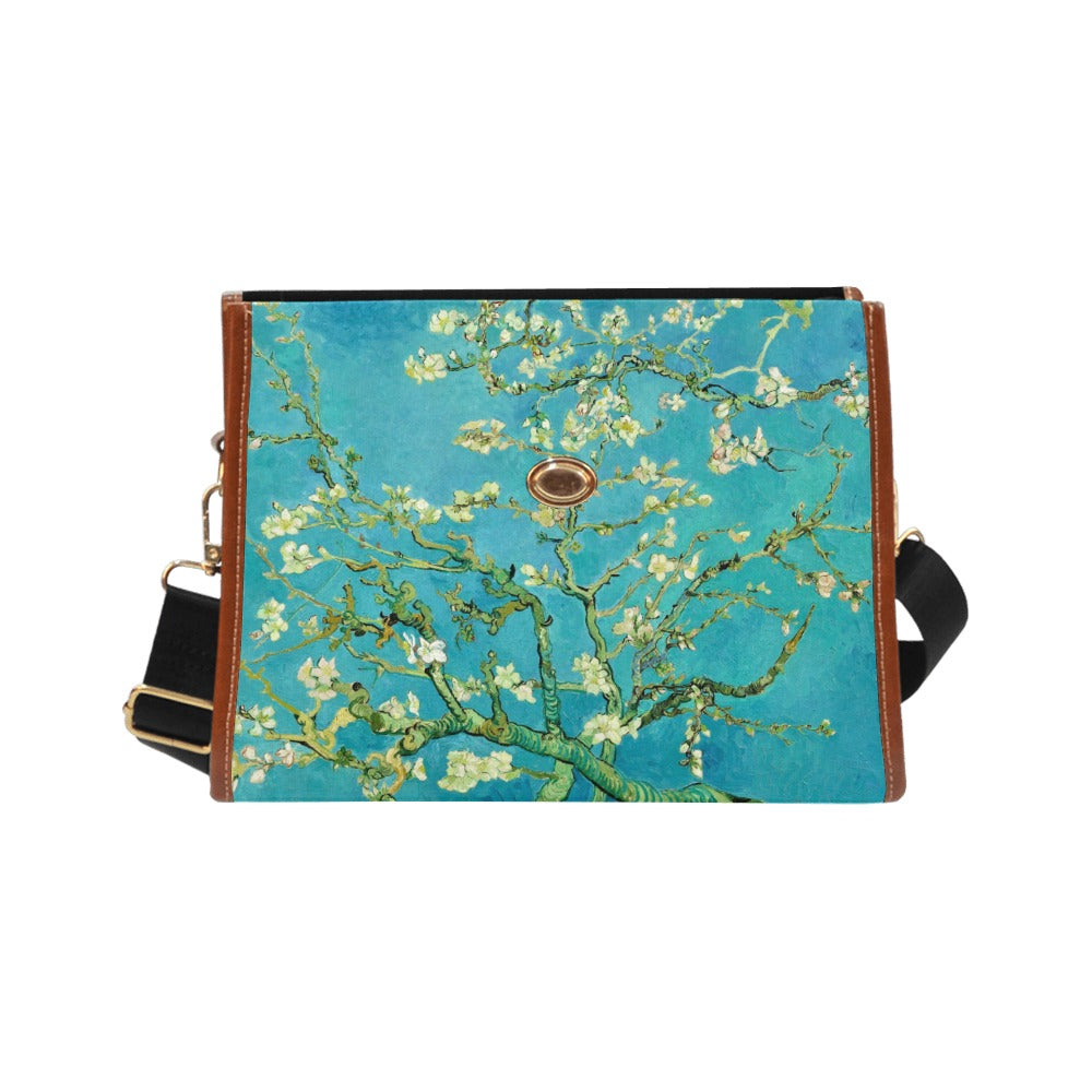 VINCENT VAN GOGH - ALMOND BLOSSOMS - WATERPROOF CANVAS BAG FOR HER