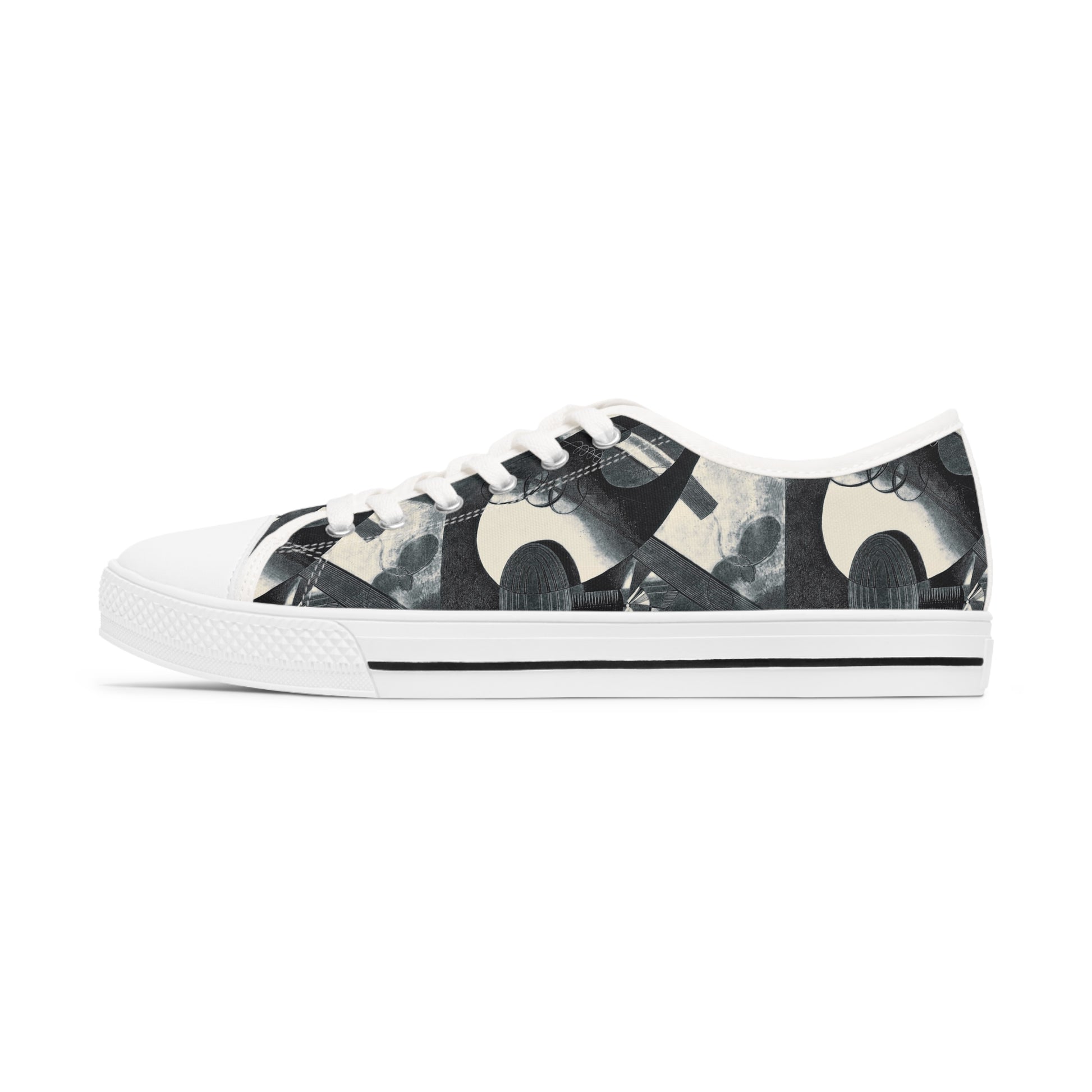 KAROL HILLER - HELIOGRAPHIC COMPOSITION (XXIX) - LOW TOP ART SNEAKERS FOR HER