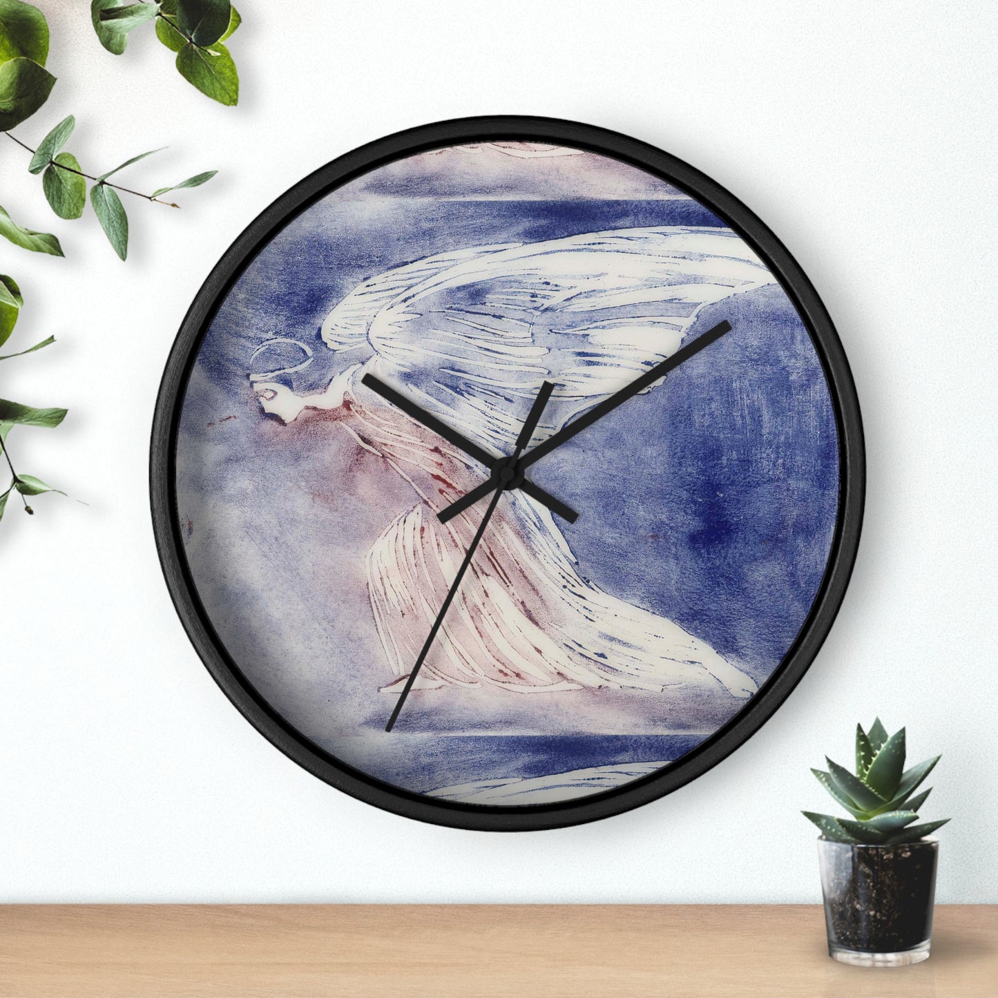 VENNY SOLDAN - BROFELDT - ENKELI, TANSSI - WOODEN WALL ART CLOCK