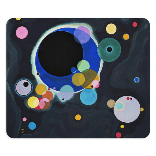 WASSILY KANDINSKY - SEVERAL CIRCLES (1926) - ART MOUSE PAD