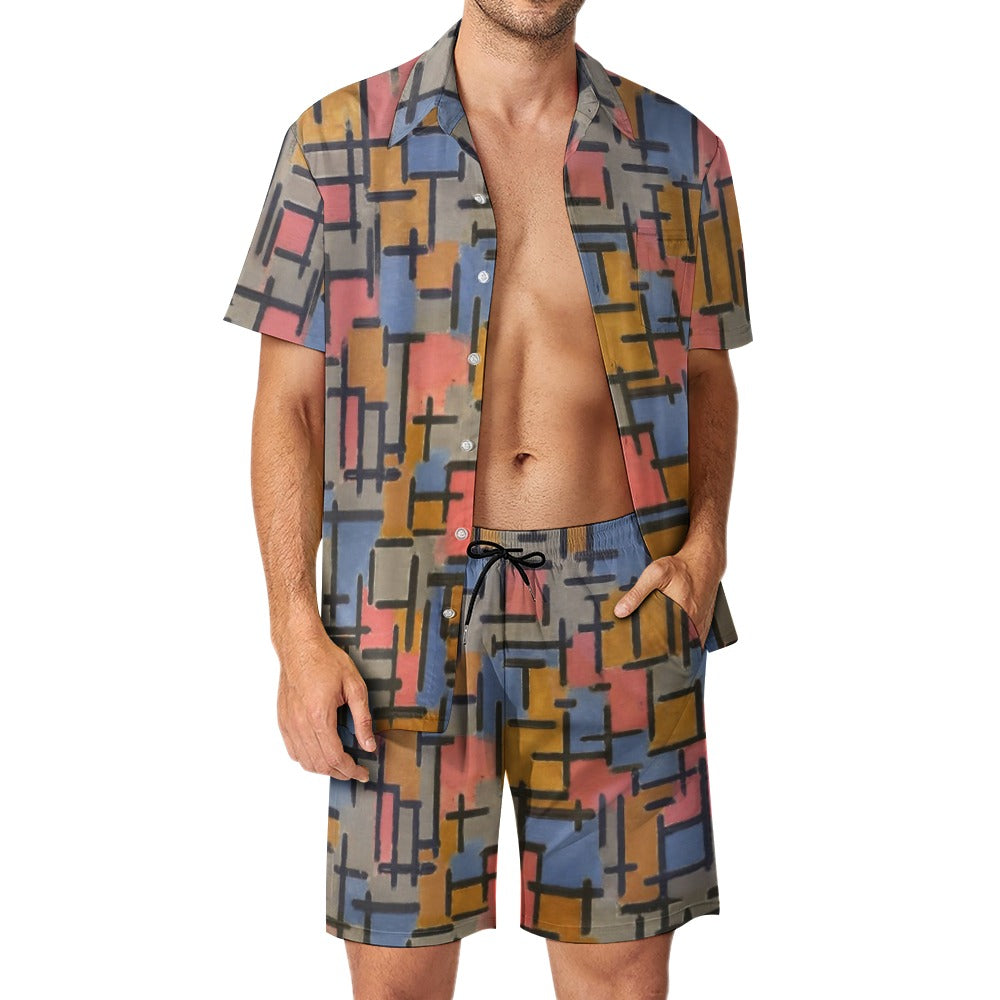 PIET MONDRIAN - COMPOSIZIONE - BEACH SUIT FOR HIM 