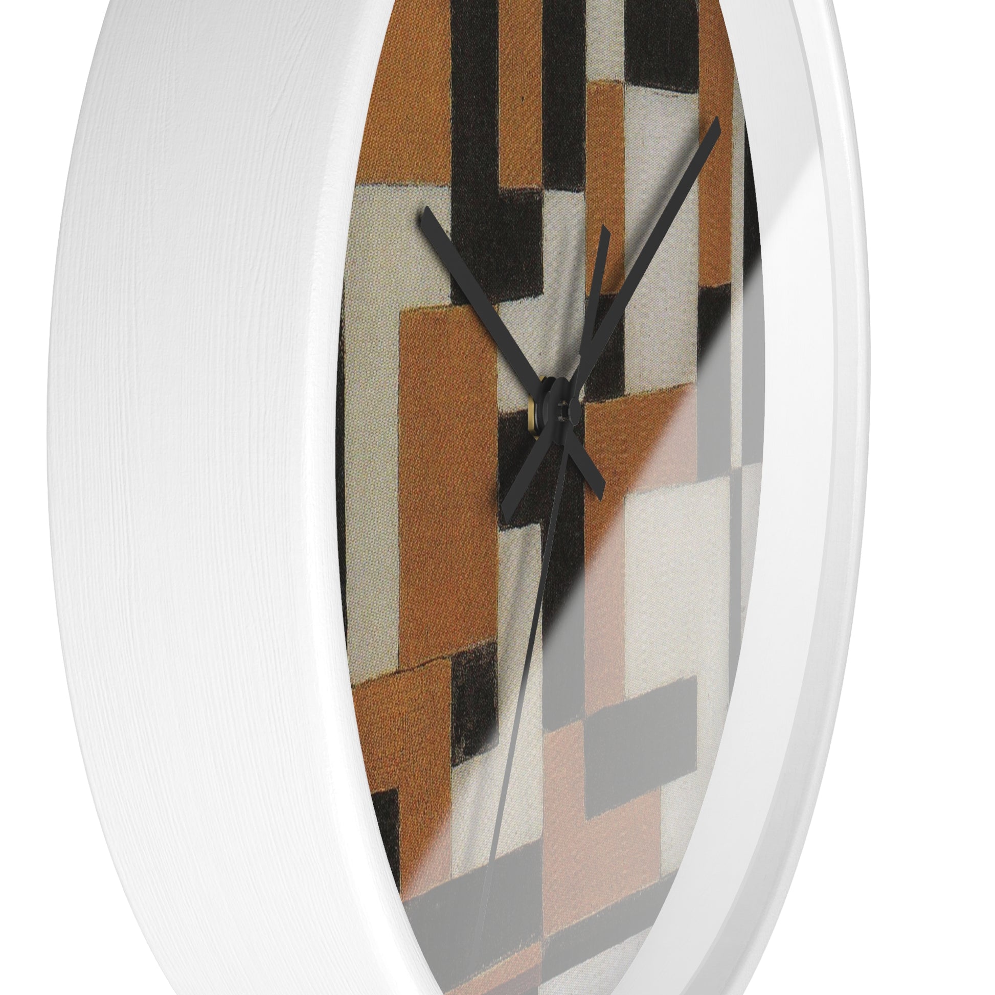 THEO VAN DOESBURG - COMPOSITION - WOODEN WALL ART CLOCK