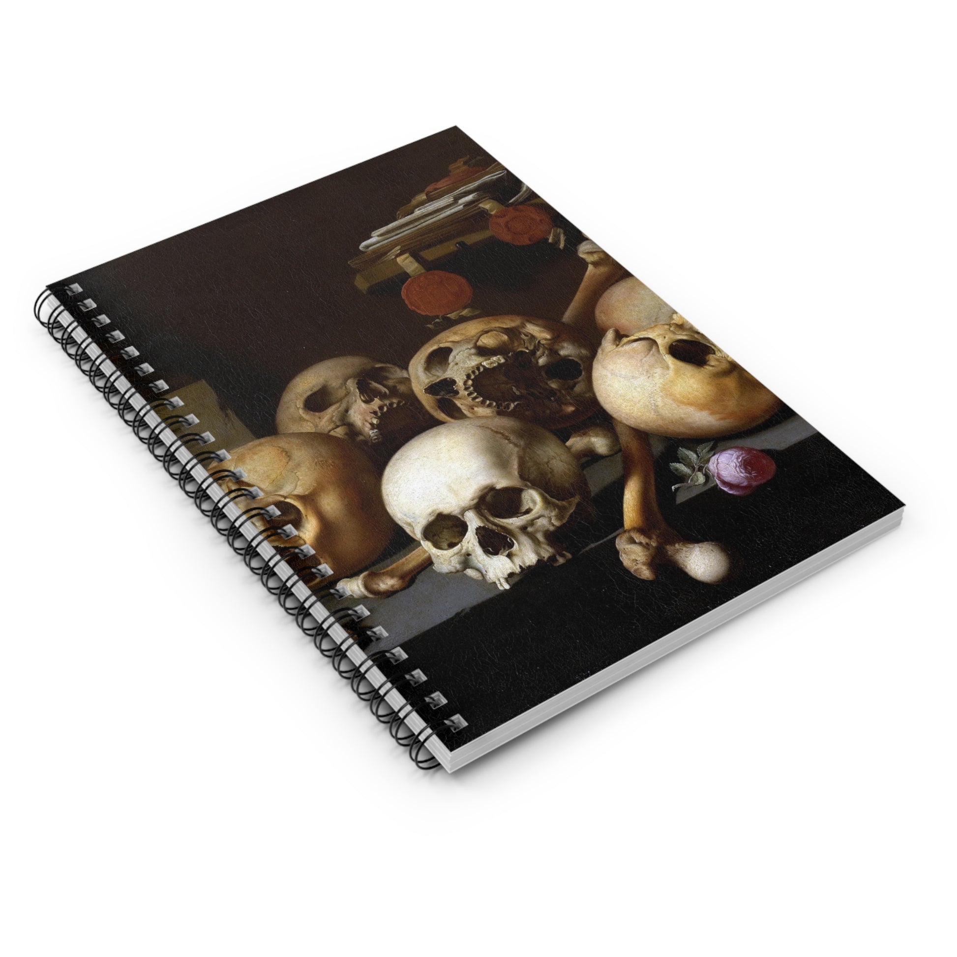 AELBERT JANSZ VAN DER SCHOOR - VANITAS STILL LIFE - SPIRAL ART NOTEBOOK