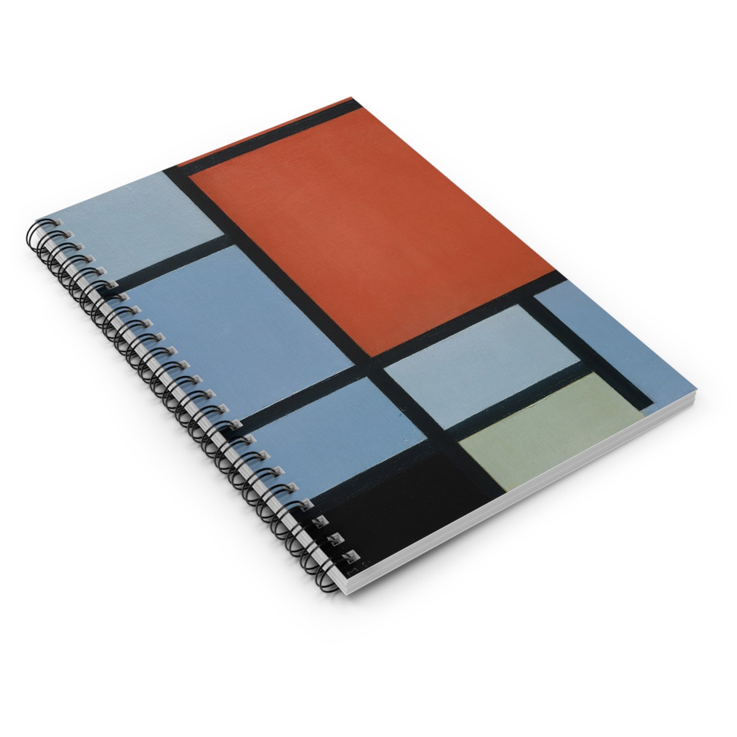 PIET MONDRIAN - COMPOSITION - SPIRAL ART NOTEBOOK